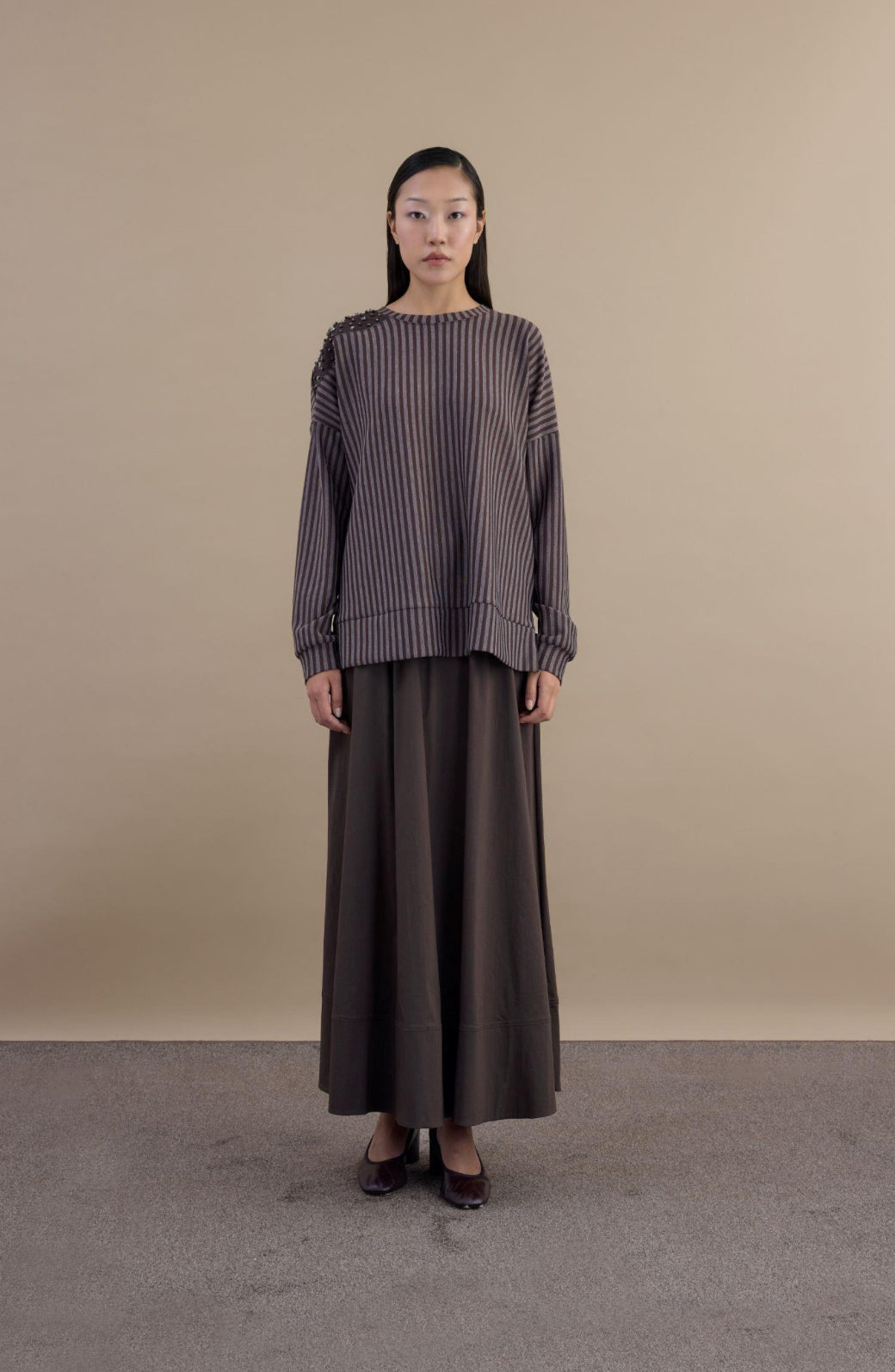 Al-Marwah Braun Zweiteiler