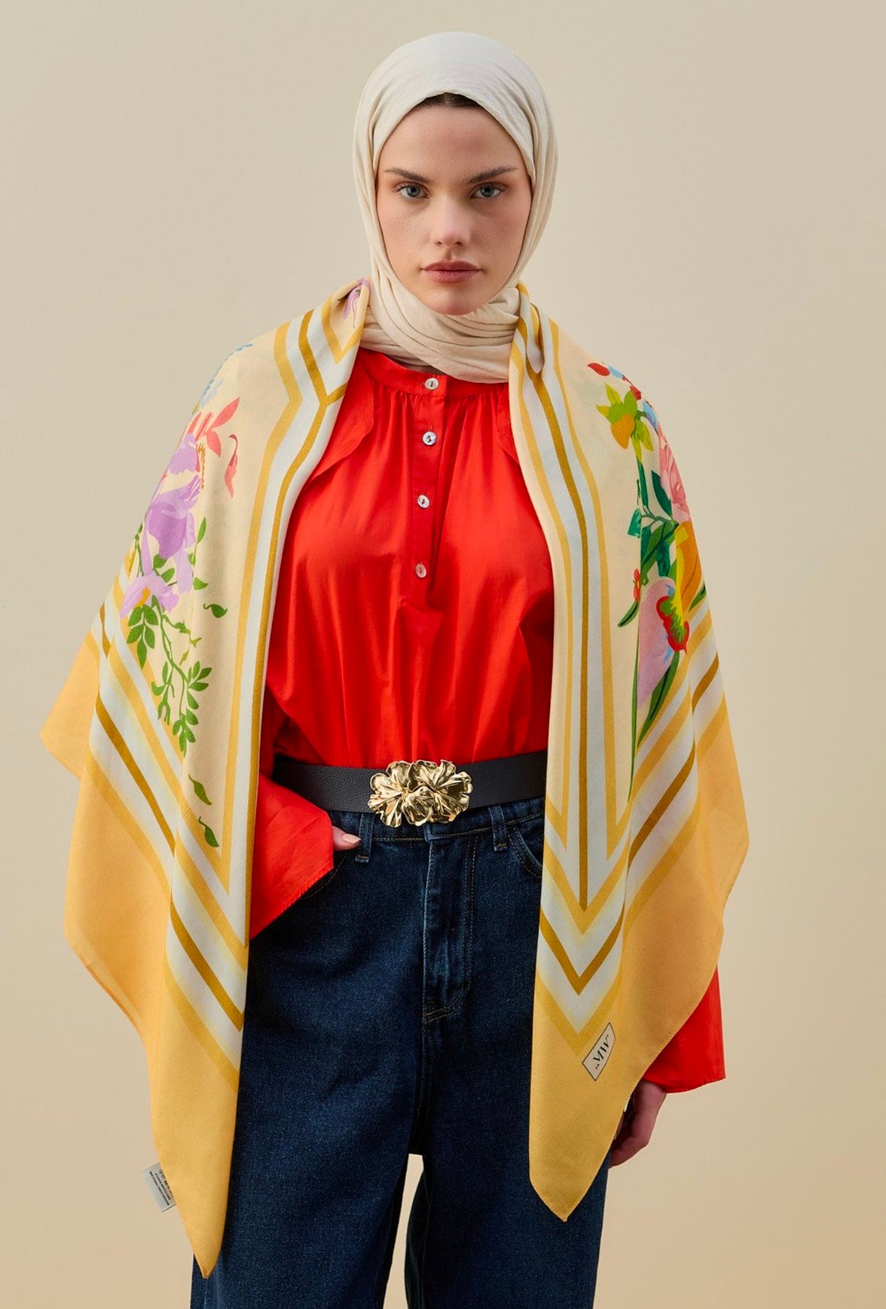 Schulterstola aus natürlicher Struktur