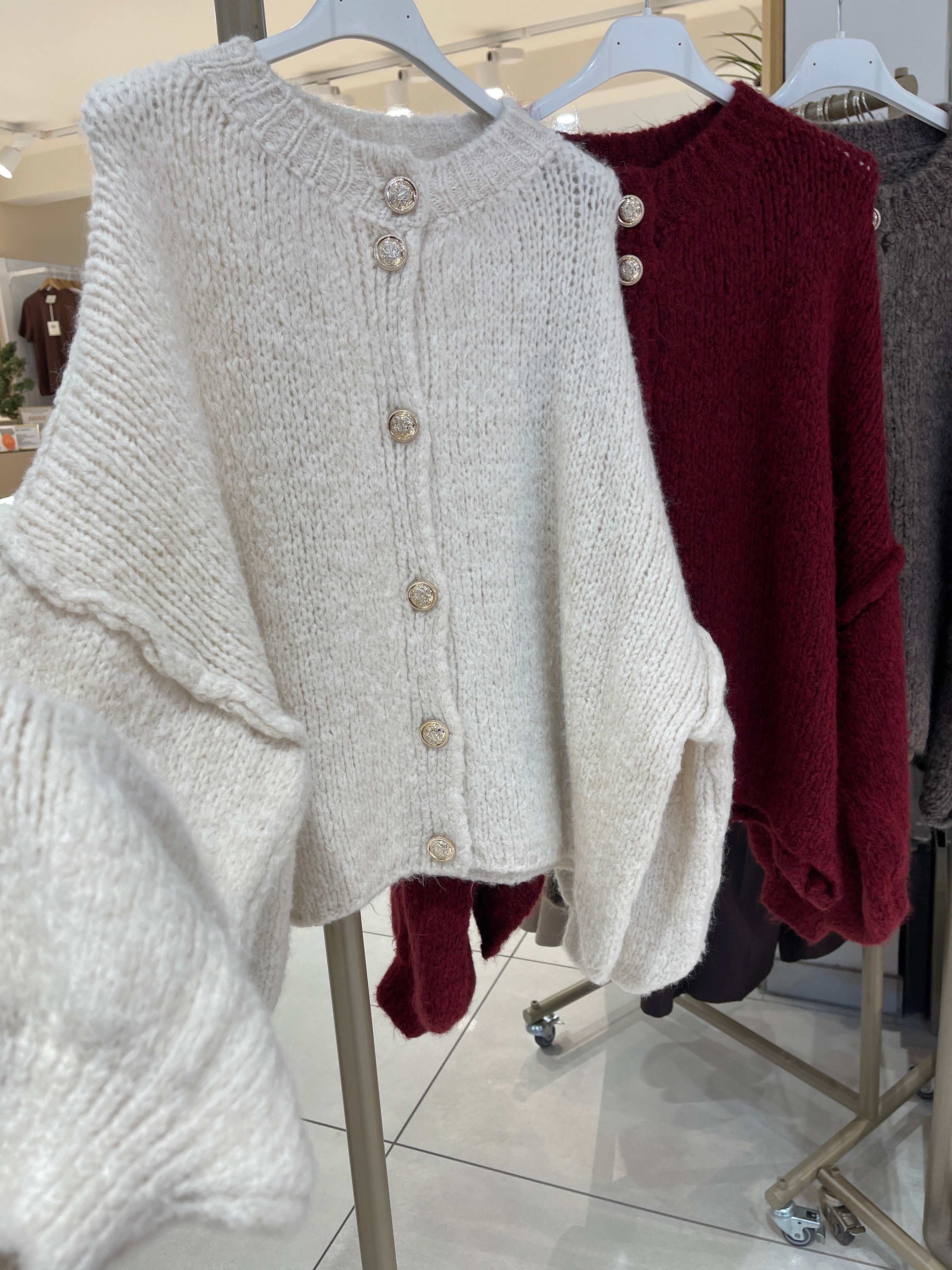 Oversize Cardigan Kurz