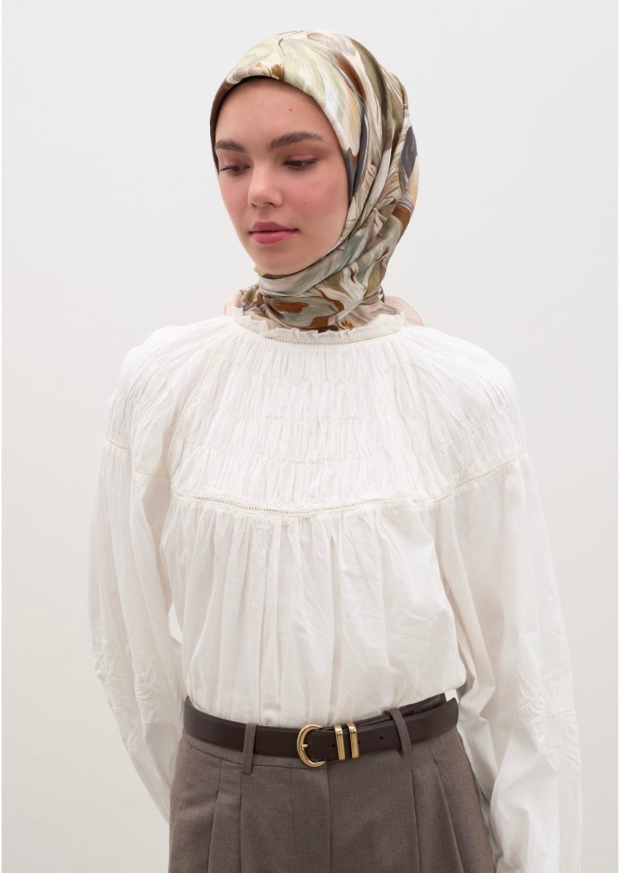 Vanilla Blossom Viskose Esarp