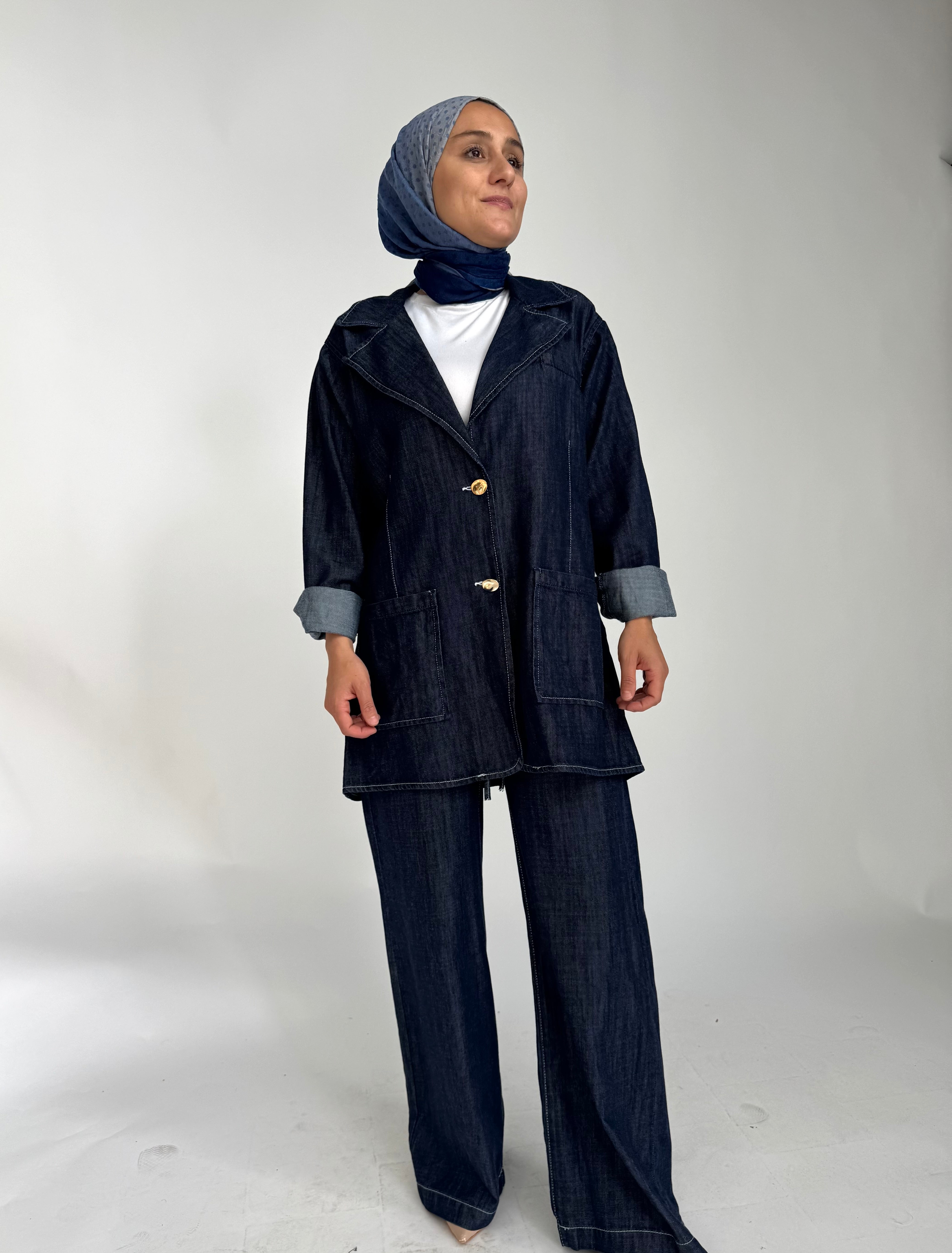 Denim Tensel Zweiteiler