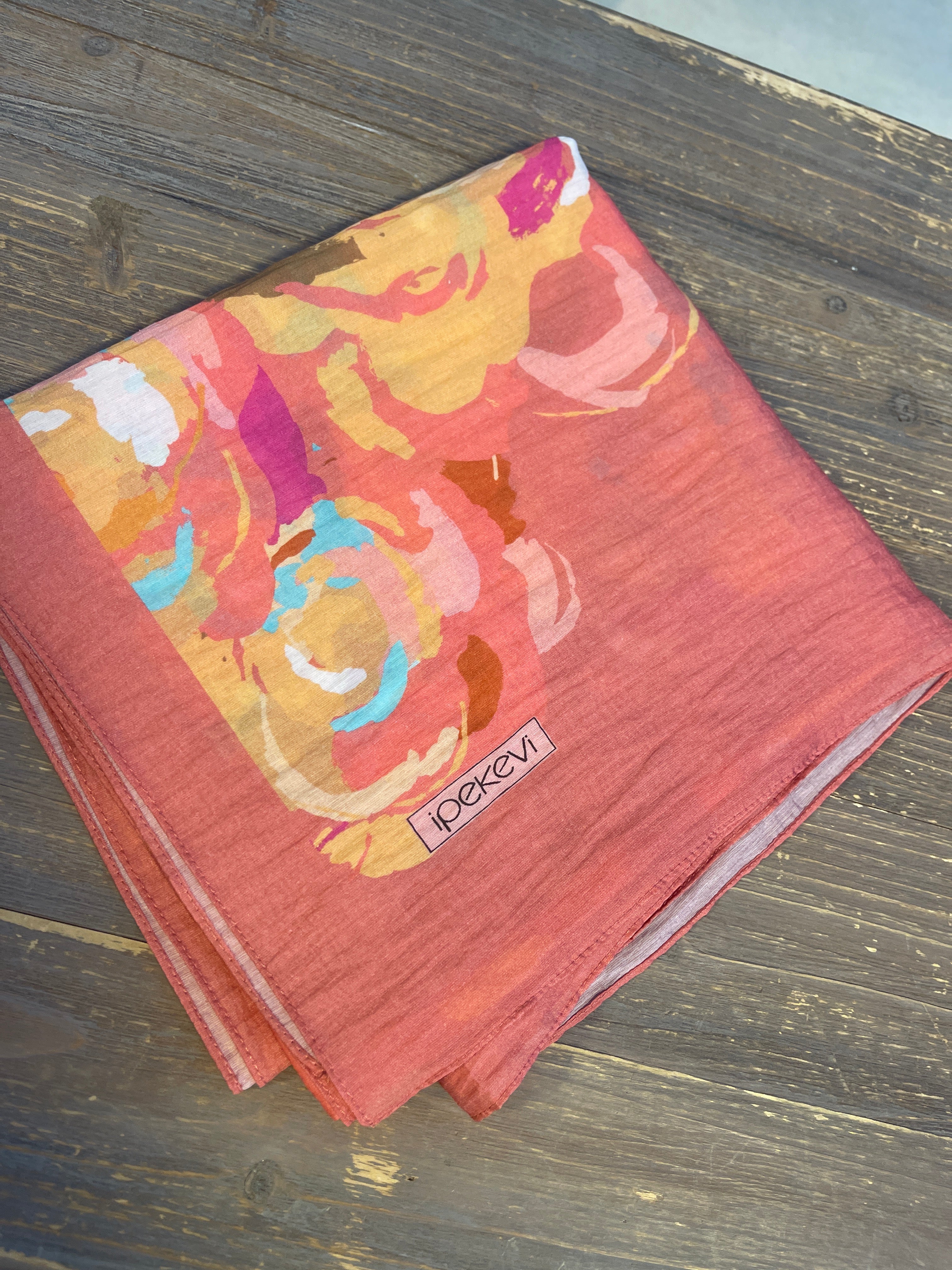 Ipekevi Desenli Tensel Şal