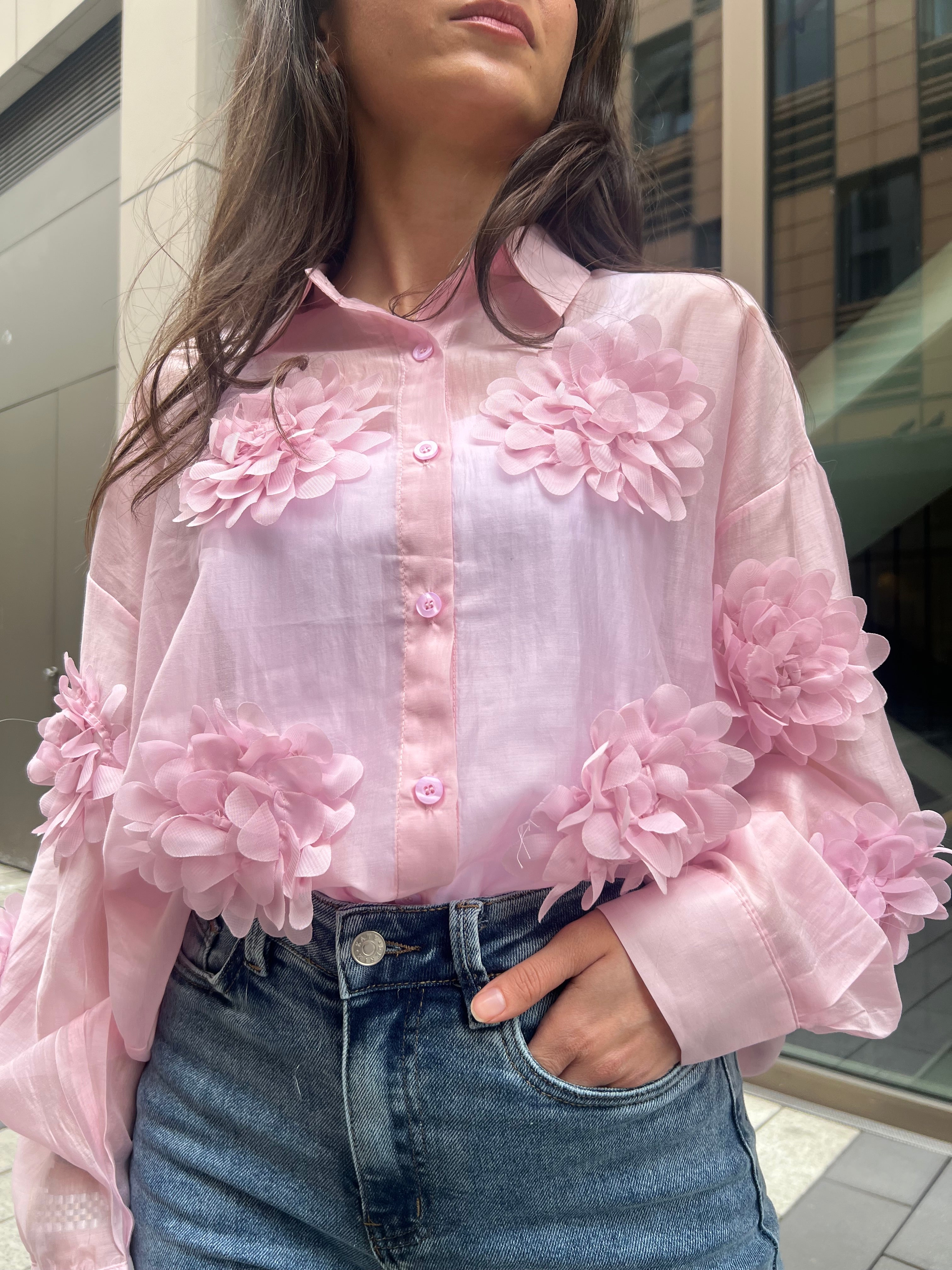 Blumen Bluse
