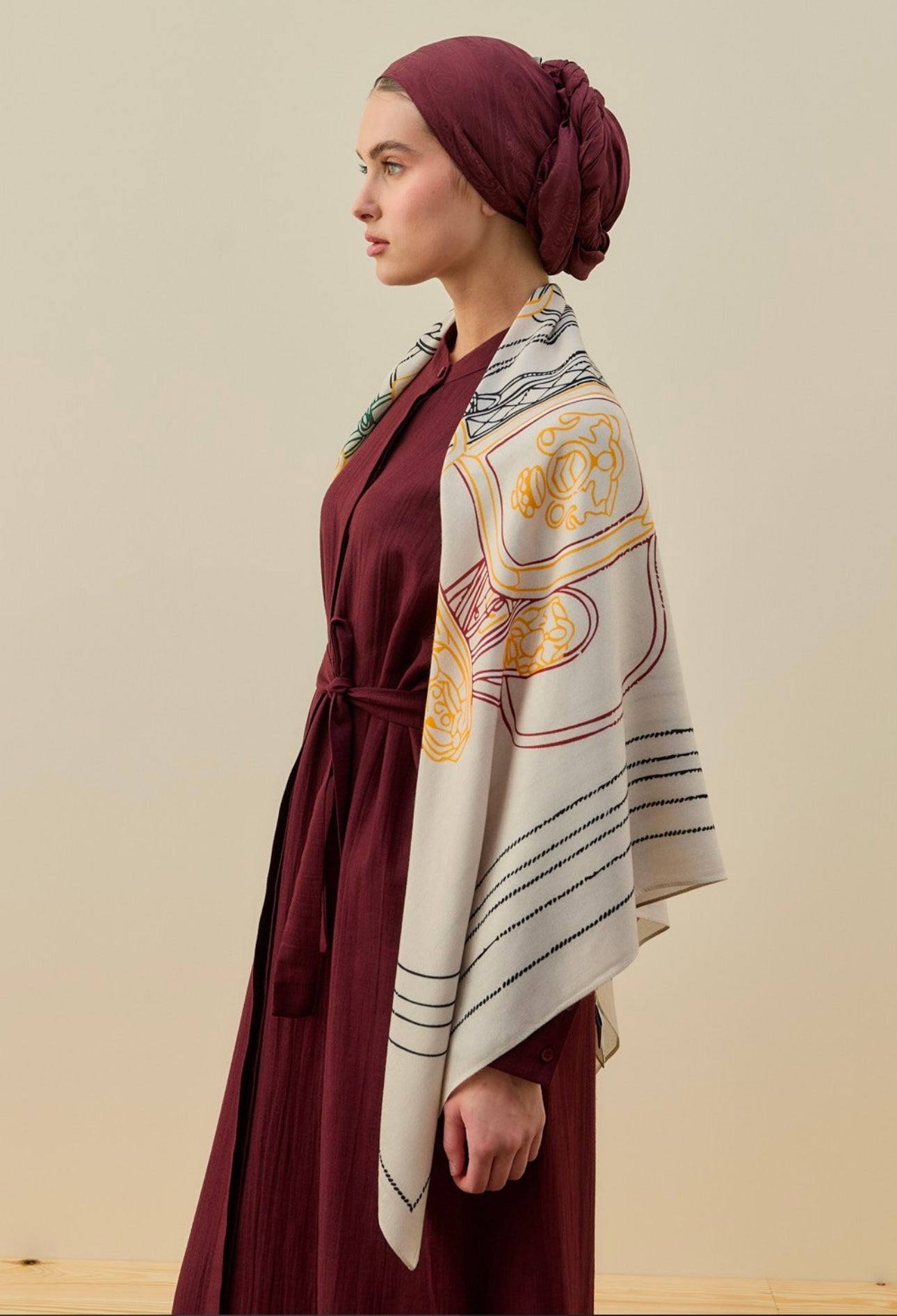 Schulterstola aus natürlicher Struktur