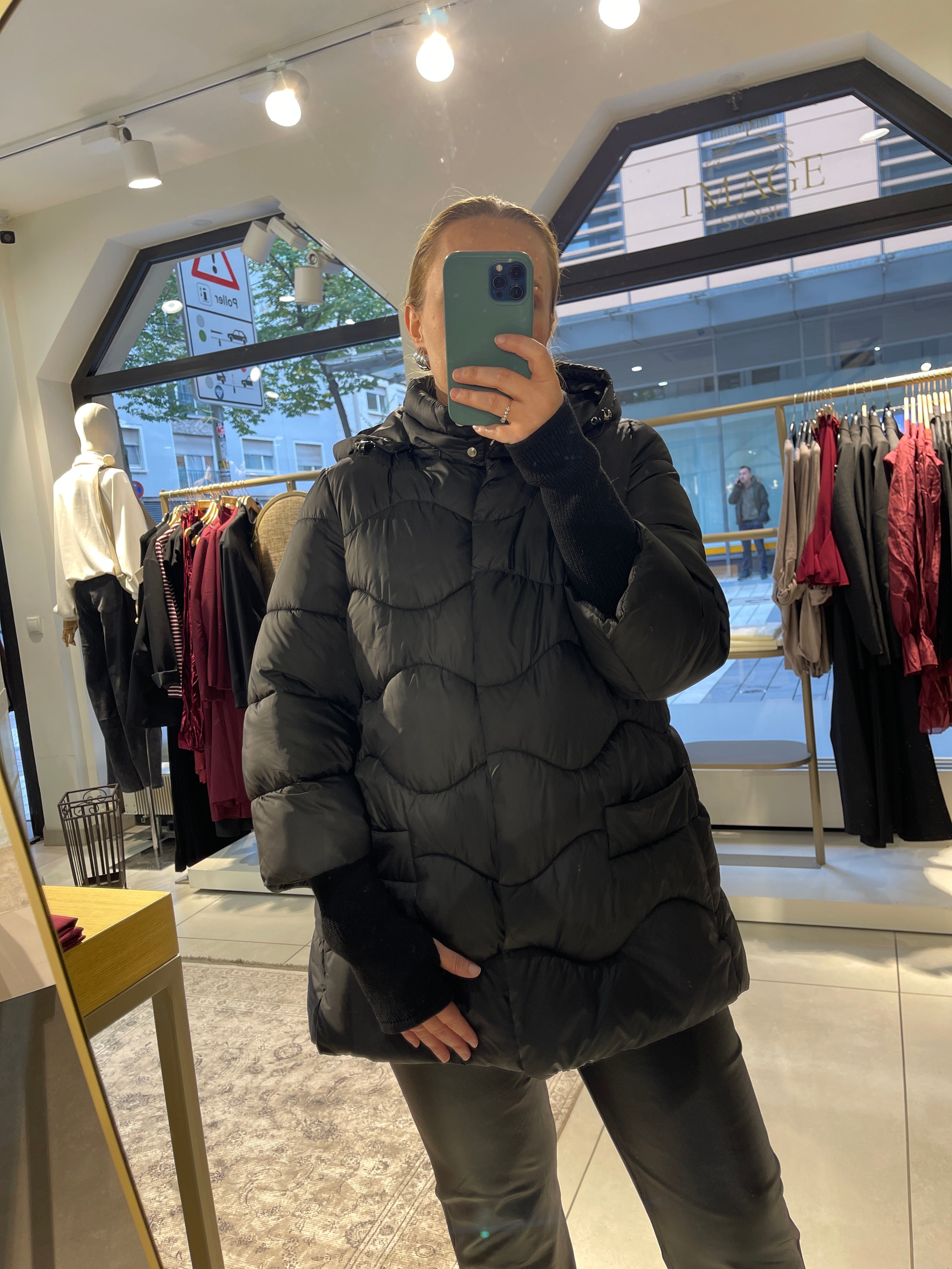 Stepjacke mit Strick