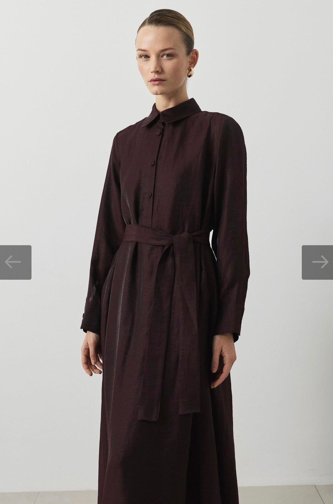 Maya Lyocell Leinenkleid