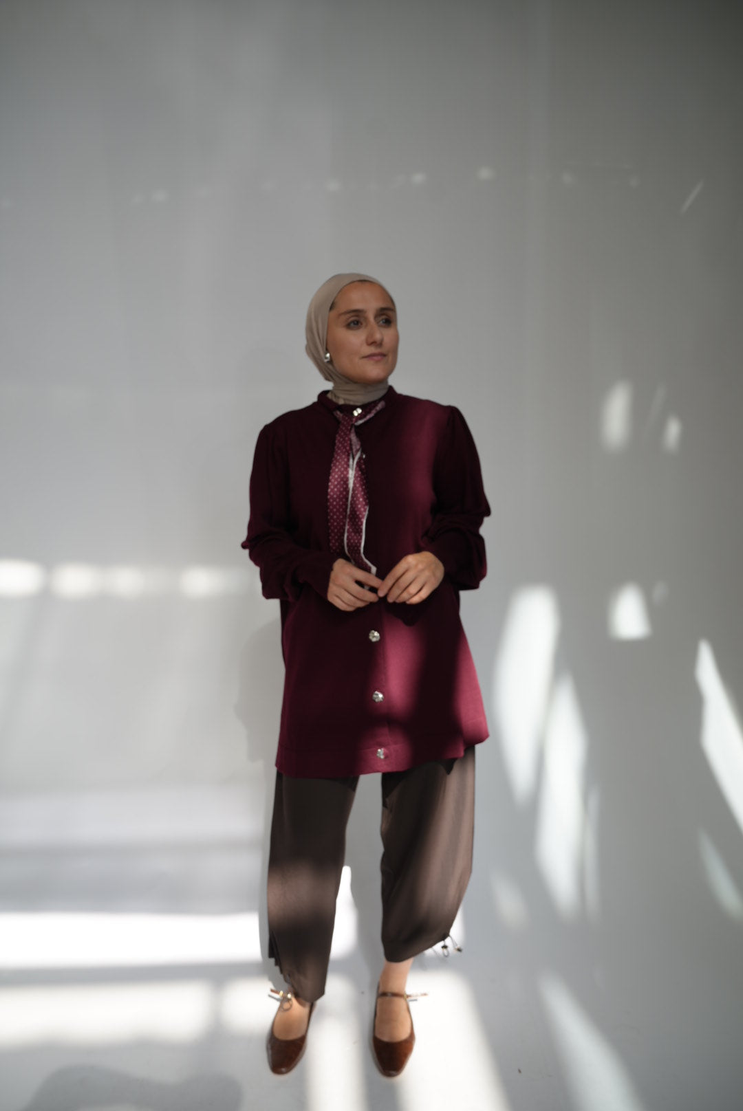 Strickjacke mit Fular