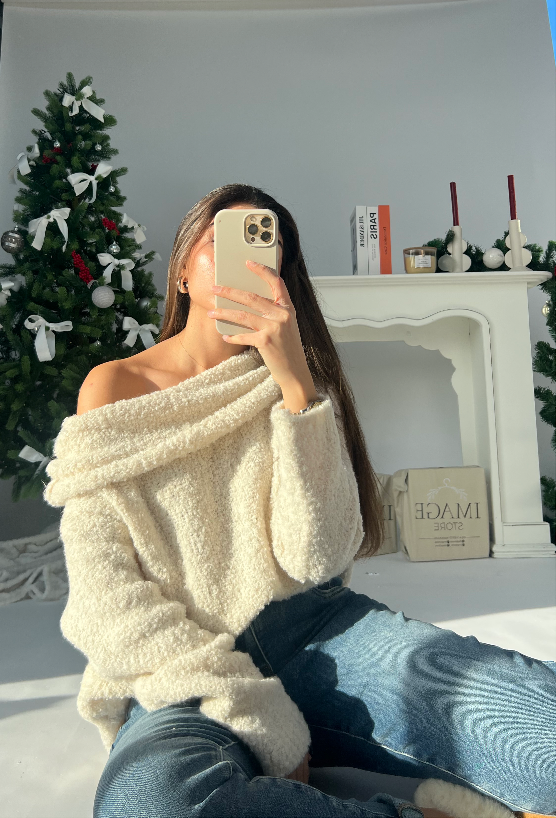 Off-Shoulder Pullover