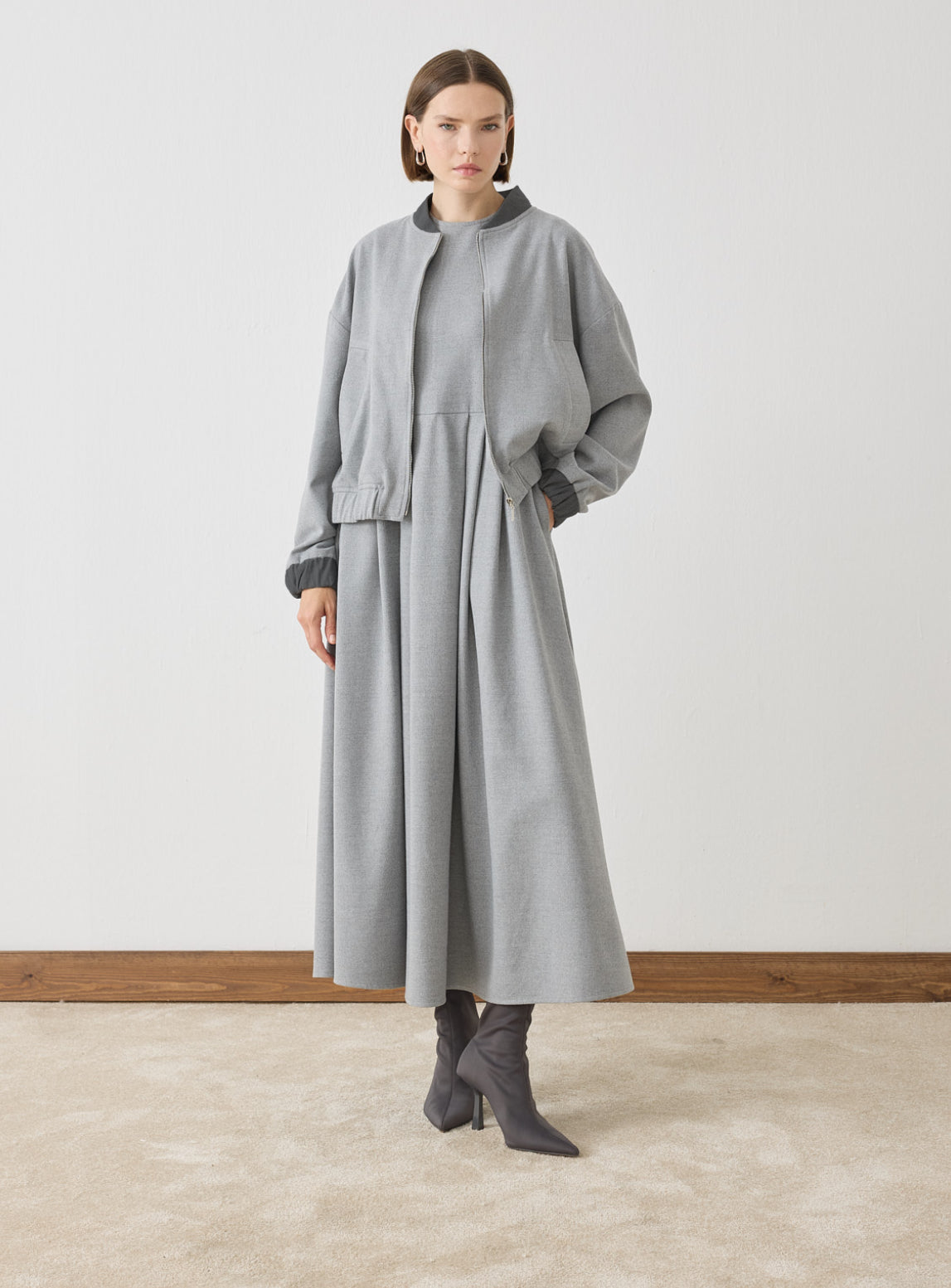 Valle Bomber Jacke mit Kleid