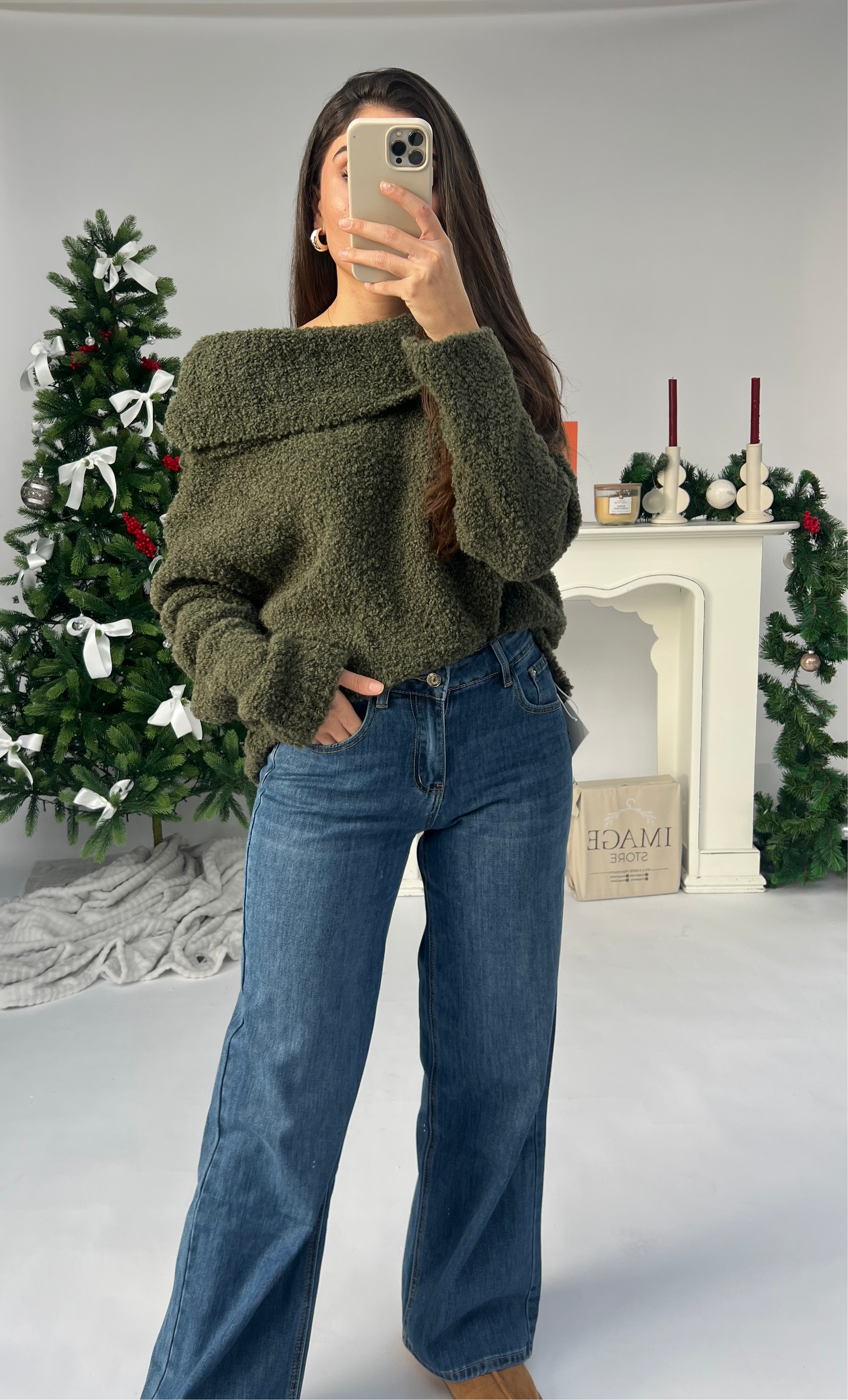 Off-Shoulder Pullover