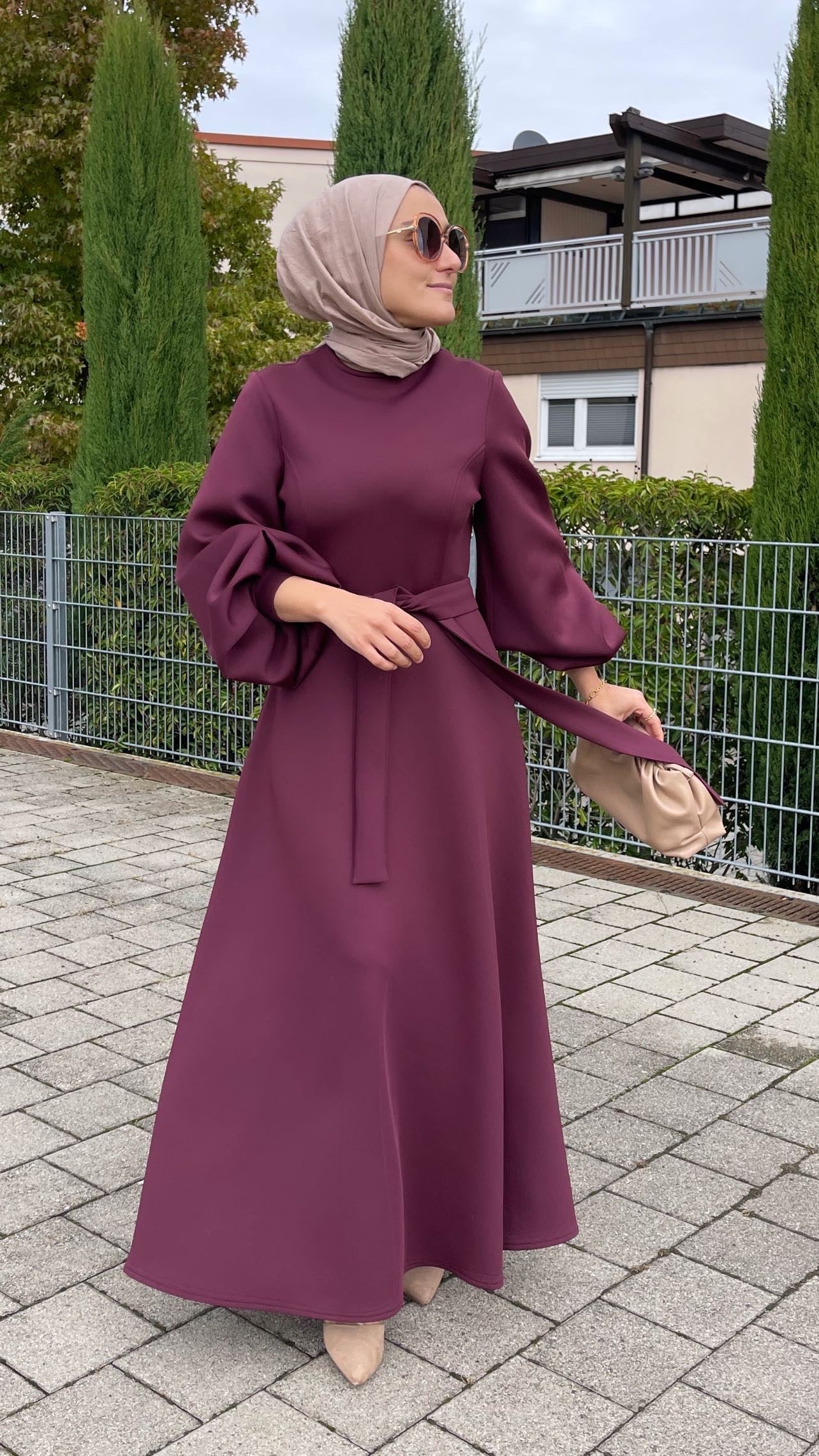 Carol Scuba Maxikleid