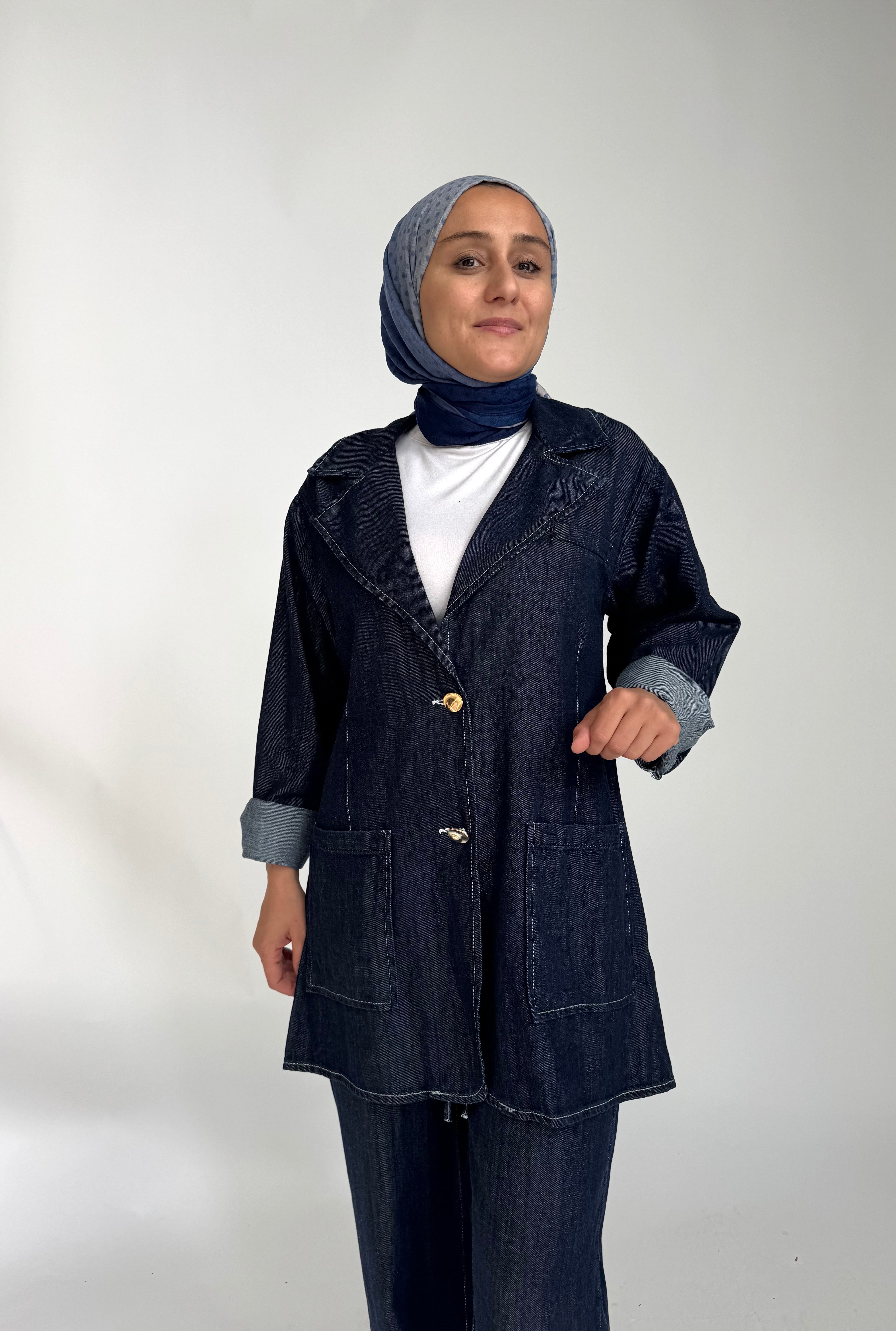 Denim Tensel Zweiteiler