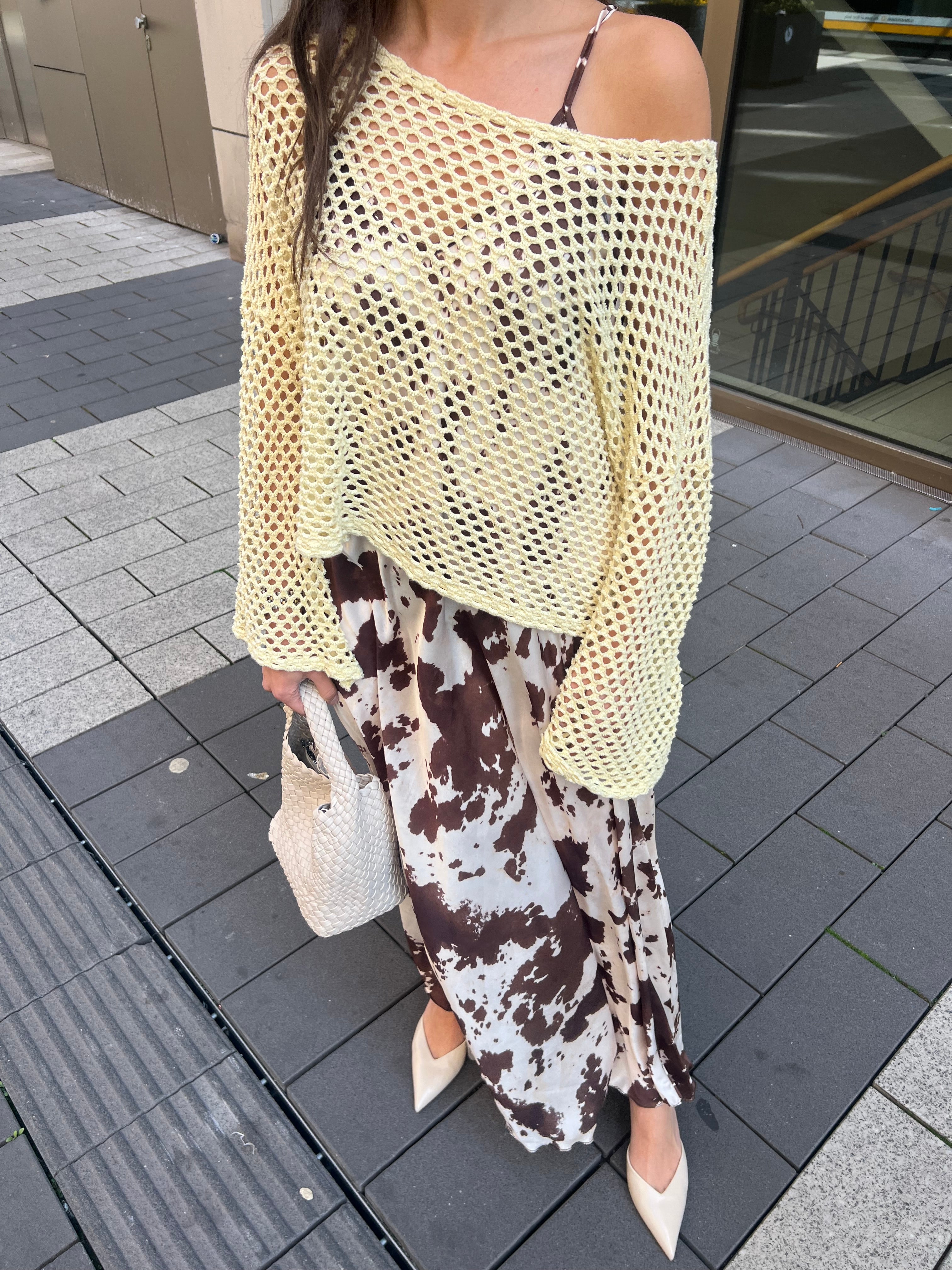Häkelstrick pullover