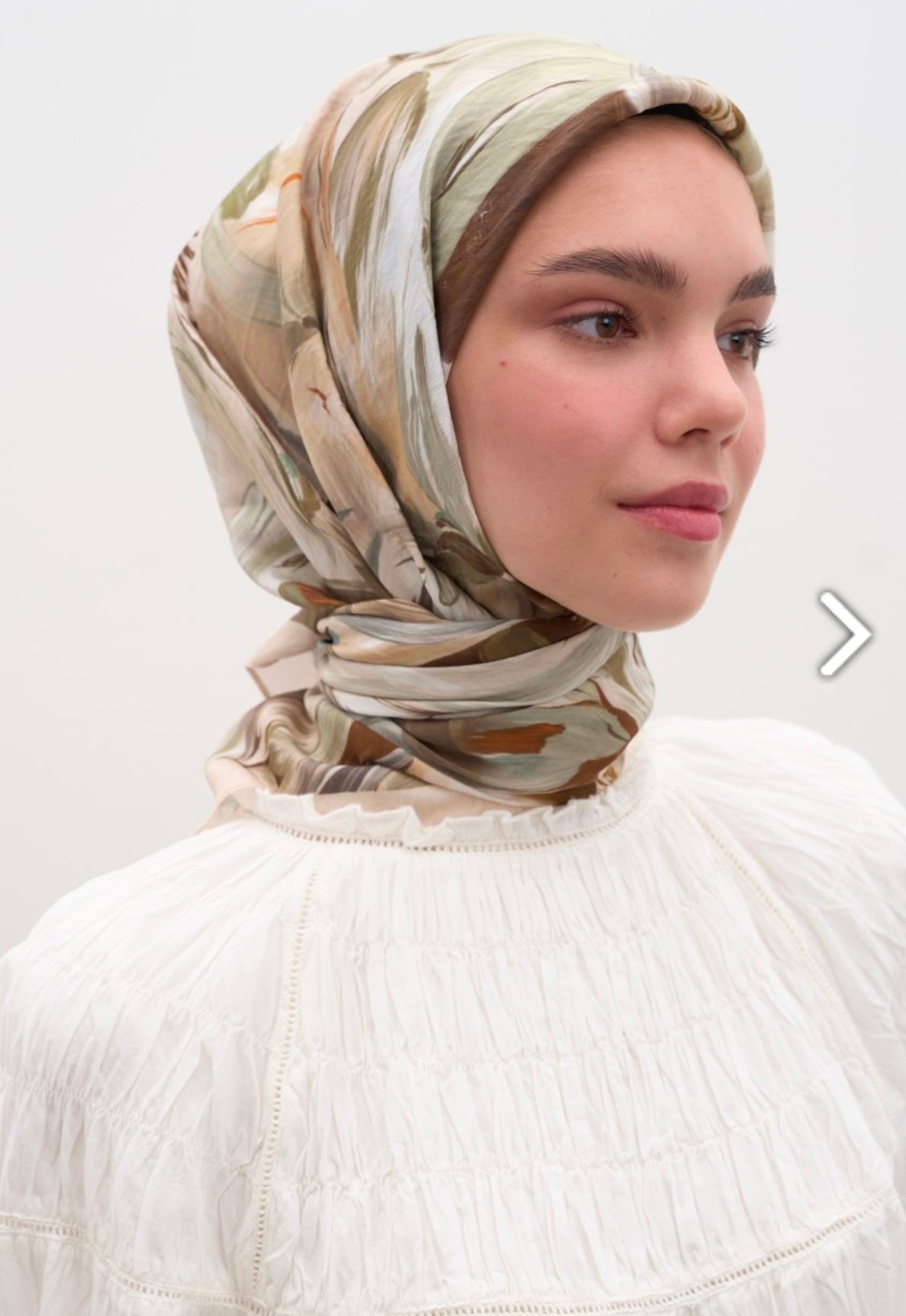 Vanilla Blossom Viskose Esarp