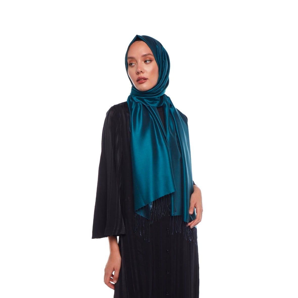 Ipekevi Seidenschal in Petrol