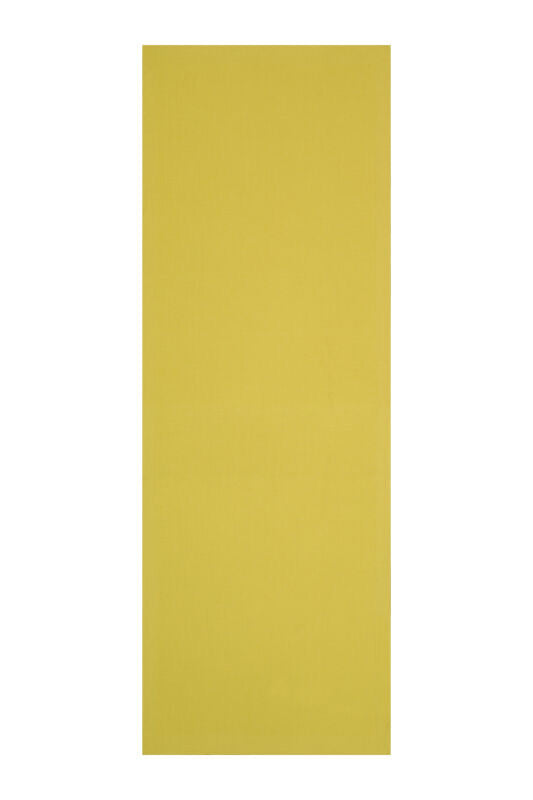 Zincir Desen Sarı Pamuk İpek Şal 70x210