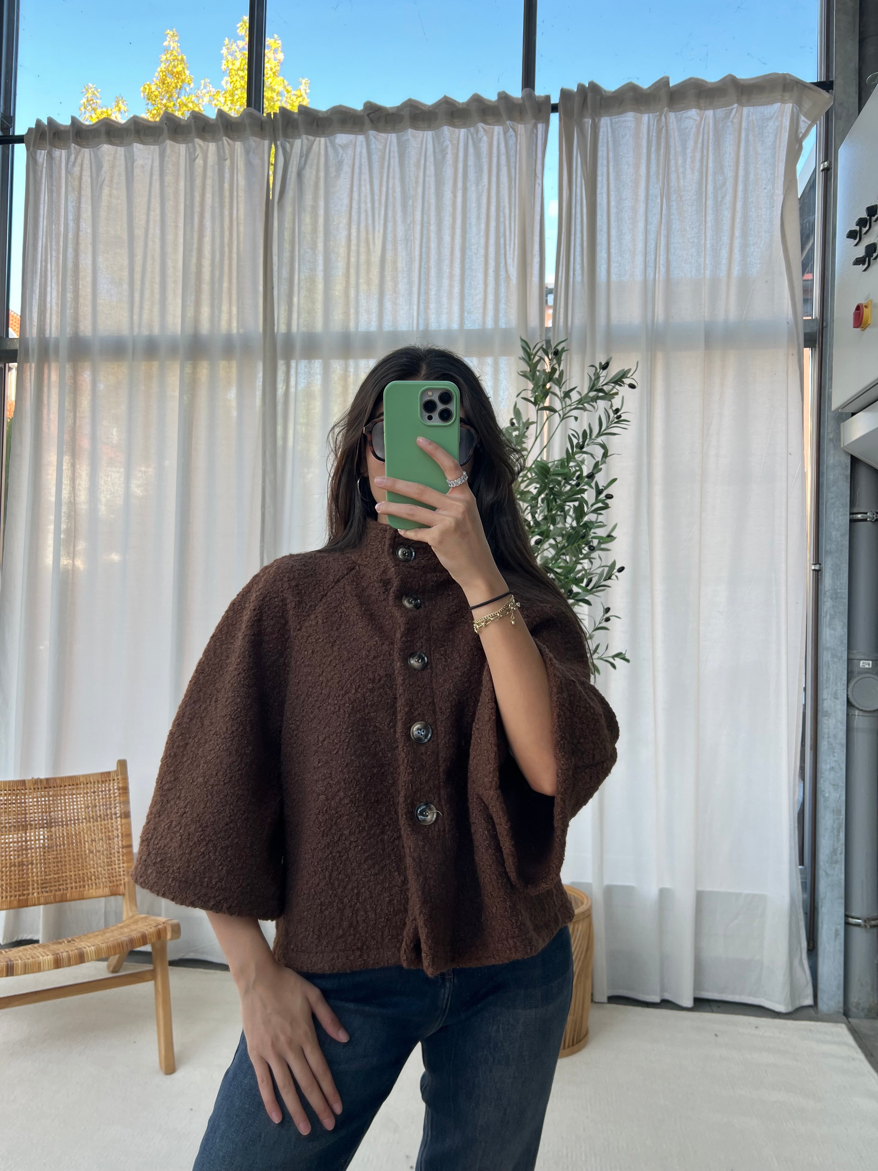 Bouclé Poncho