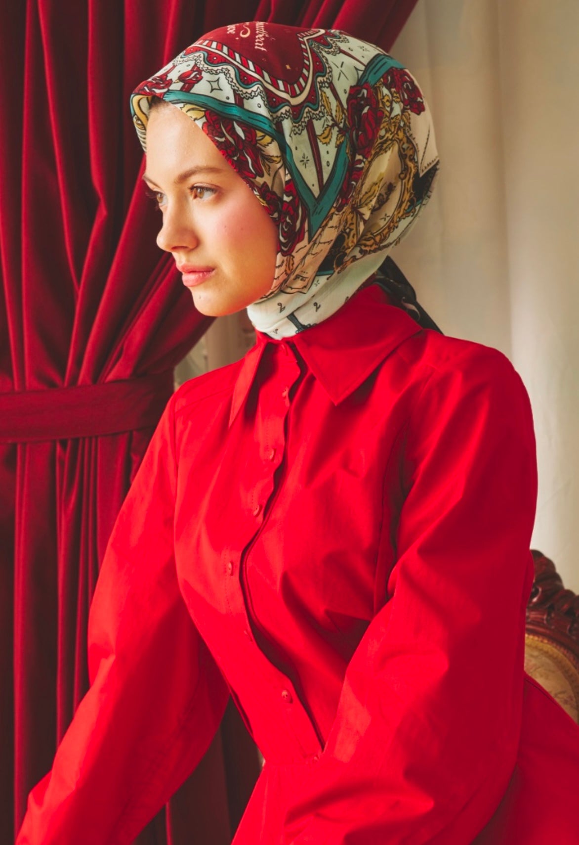 Beauty and the Beast Viskose Esarp