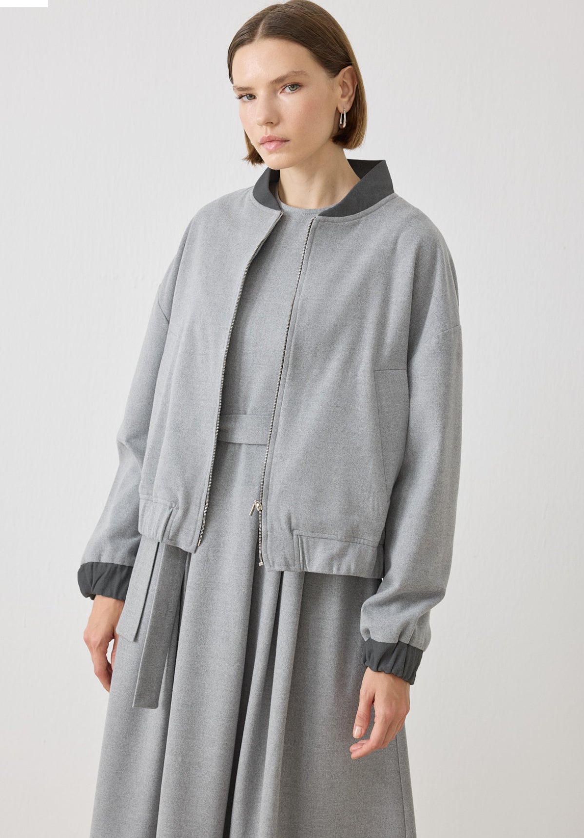 Valle Bomber Jacke mit Kleid