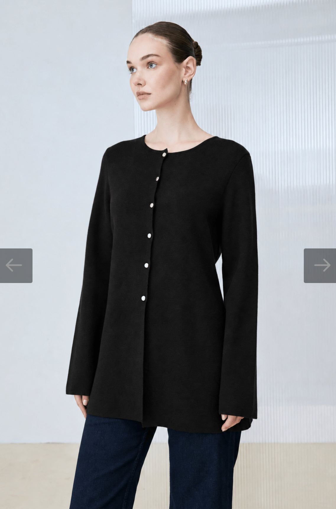 Lina Viskose Strickjacke