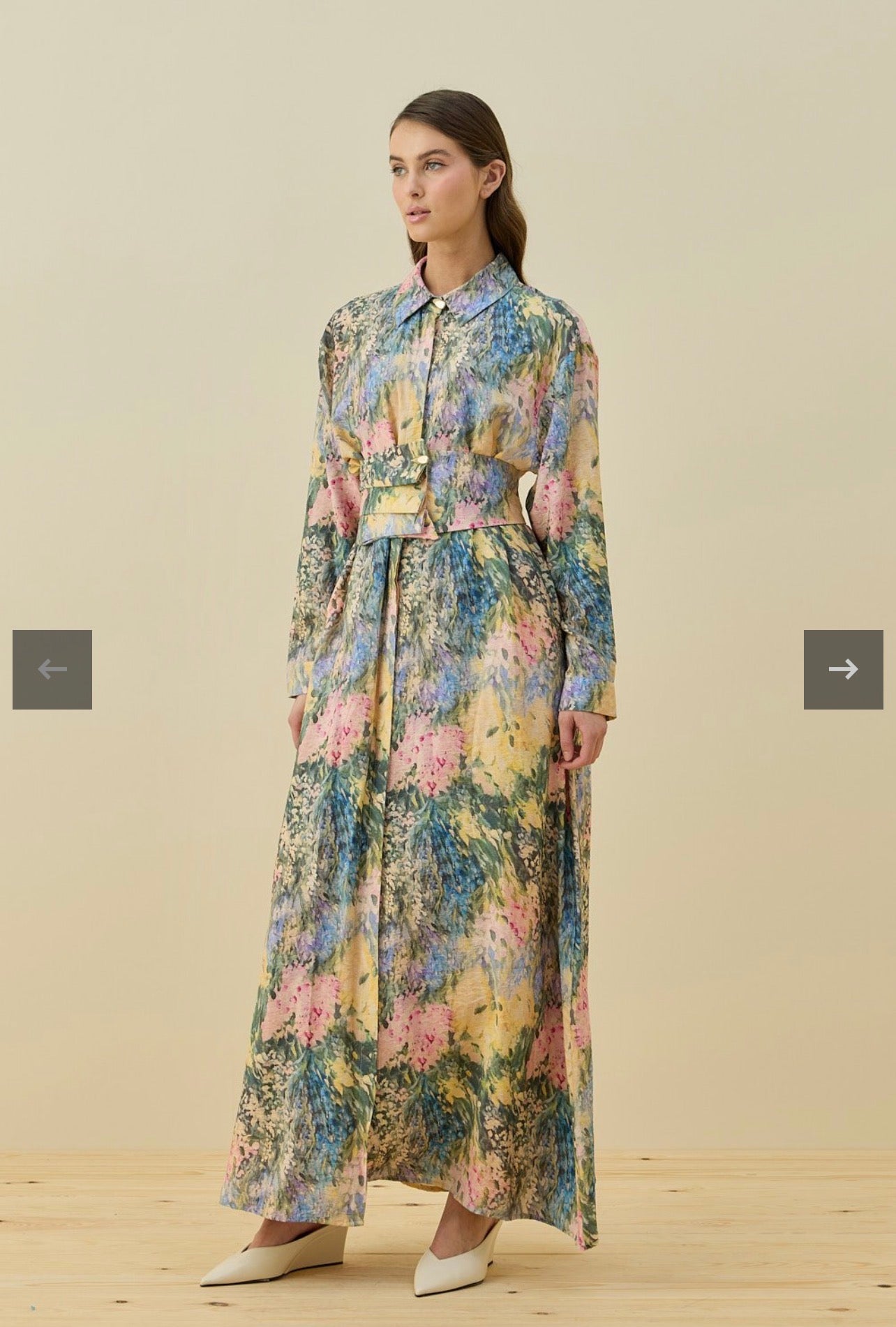 Rennes Kleid mit Blumen