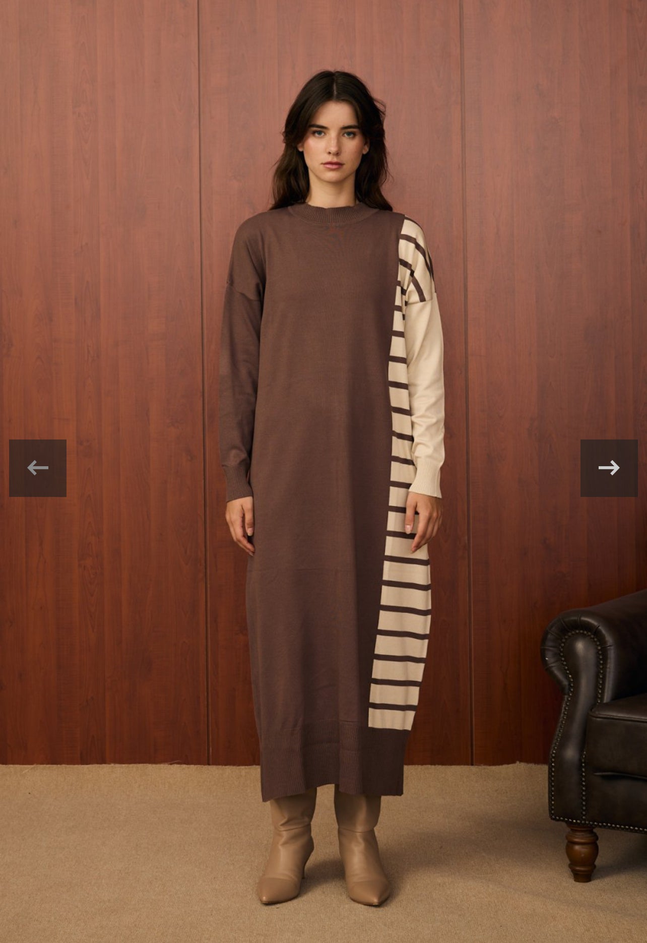 Strickkleid Stripe