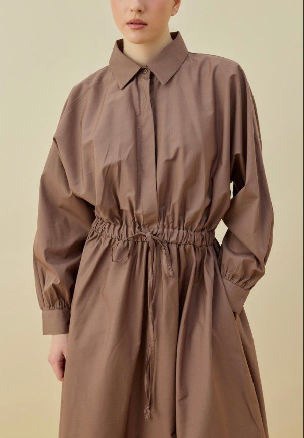 Basic Popeline-Kleid