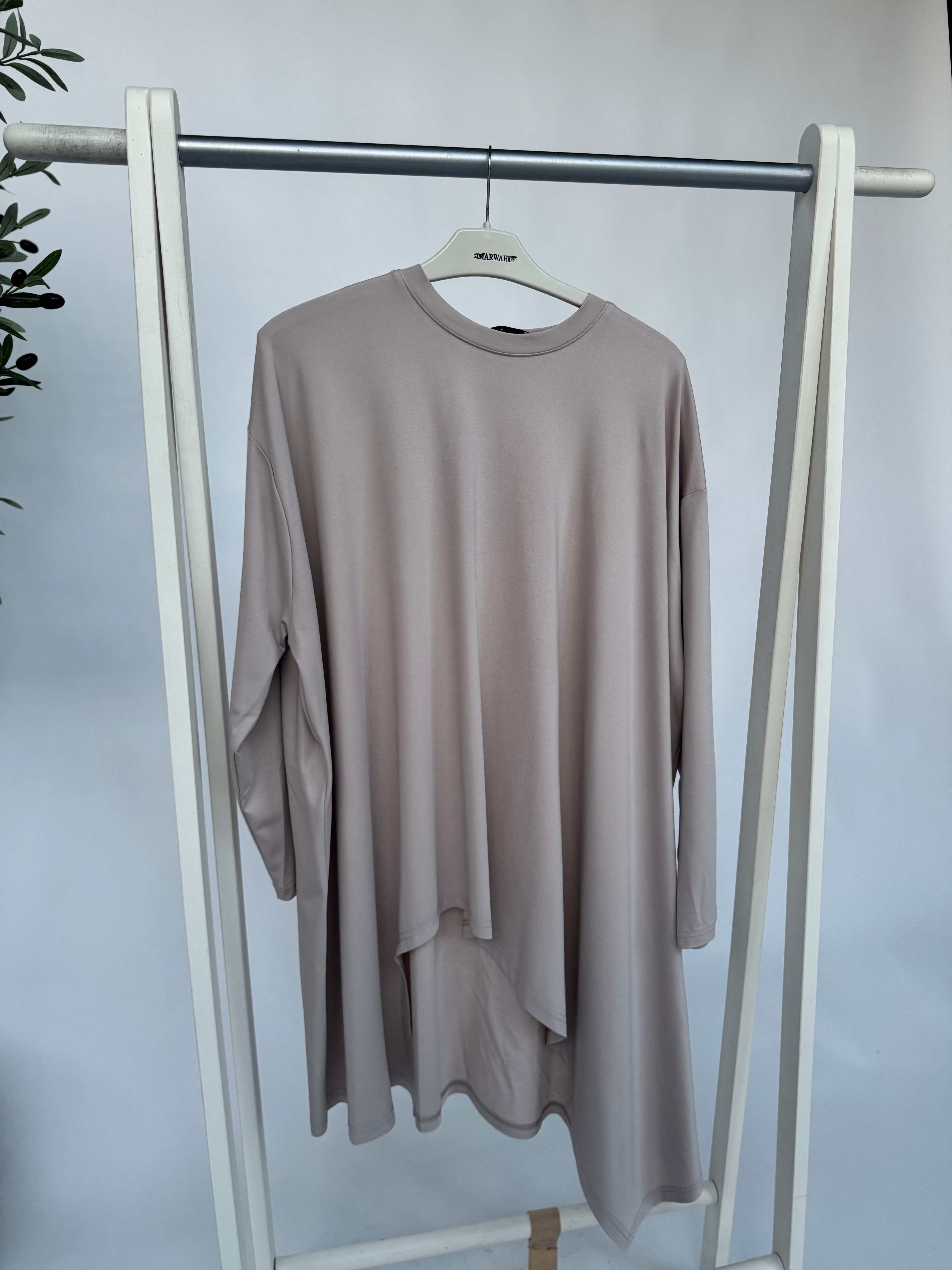 Almarwah Asymmetrische Basic Tunika 102254