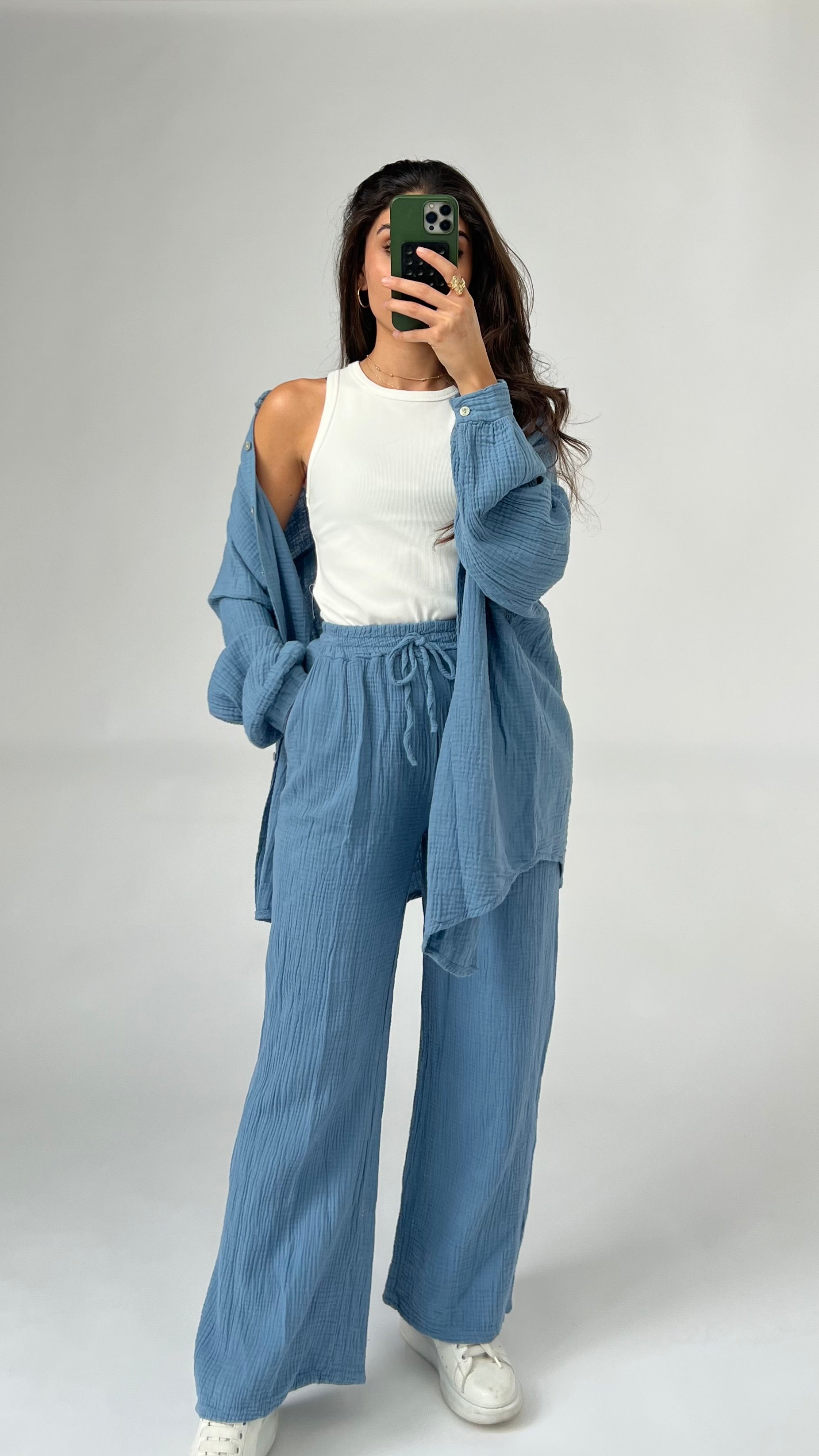 Musselin Zweiteiler mit Hose