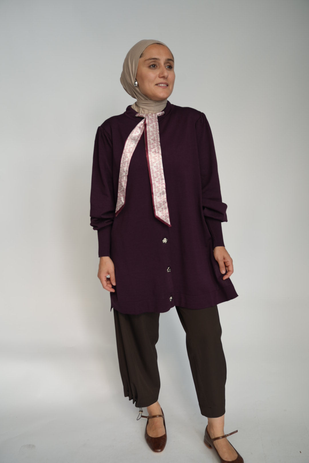 Strickjacke mit Fular