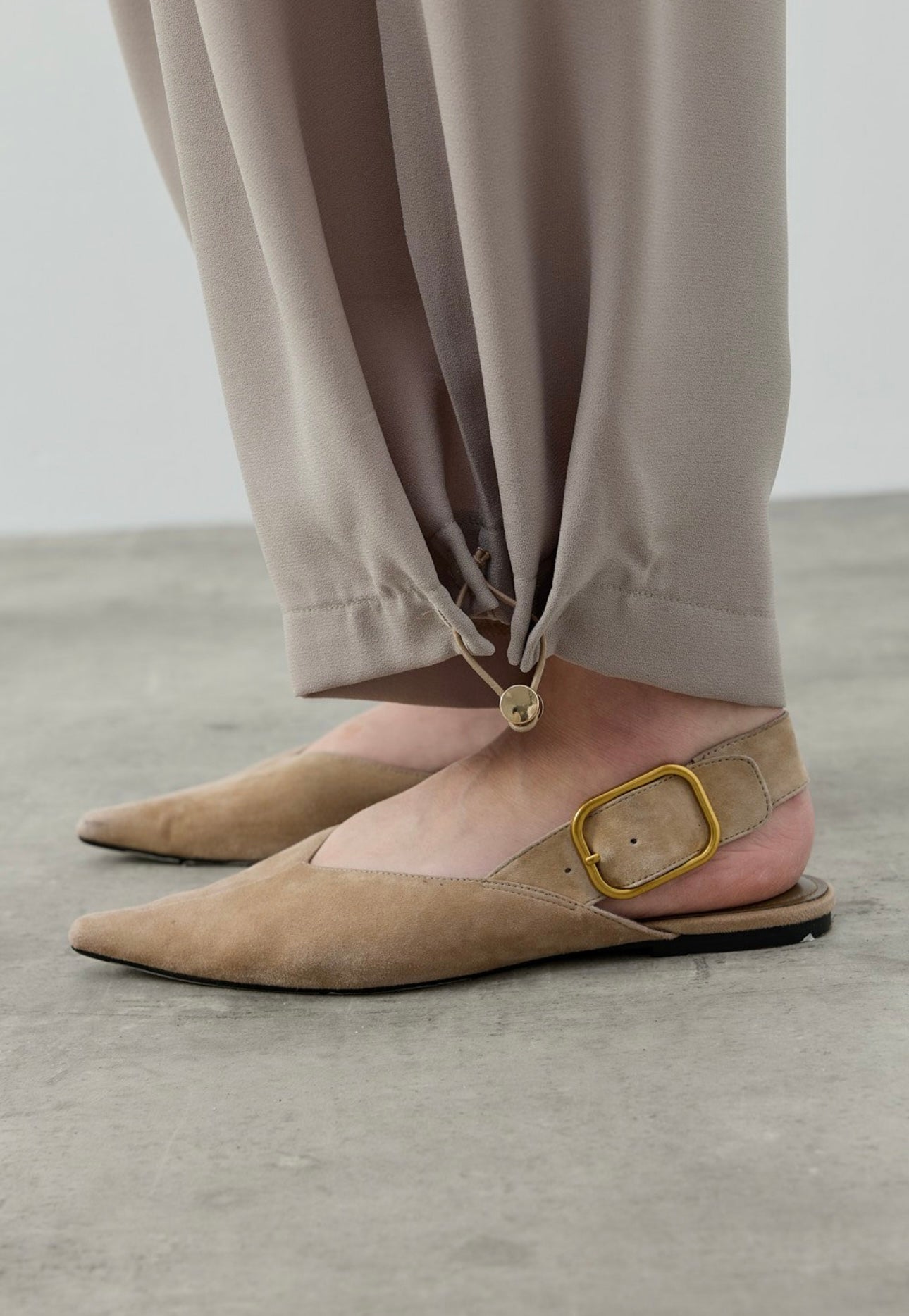 Sportliche Krepp Hose