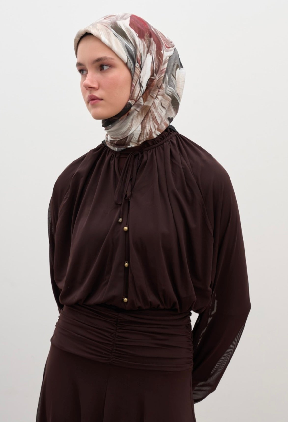 Vanilla Blossom Viskose Esarp