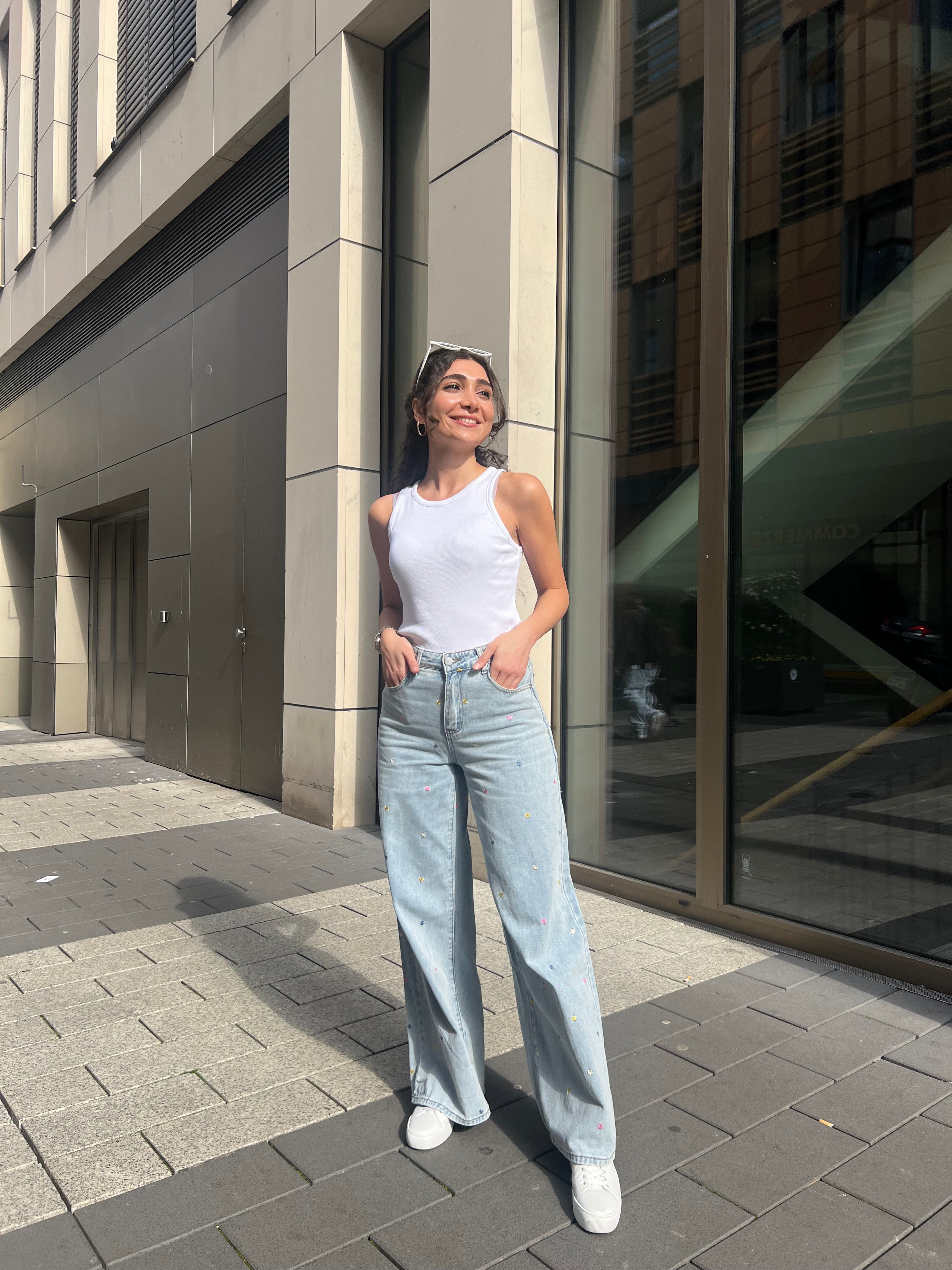 Flower Jeans
