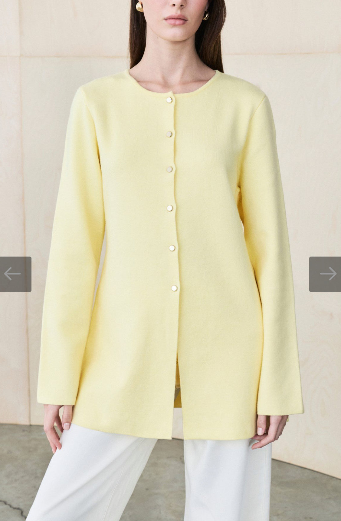 Lina Viskose Strickjacke