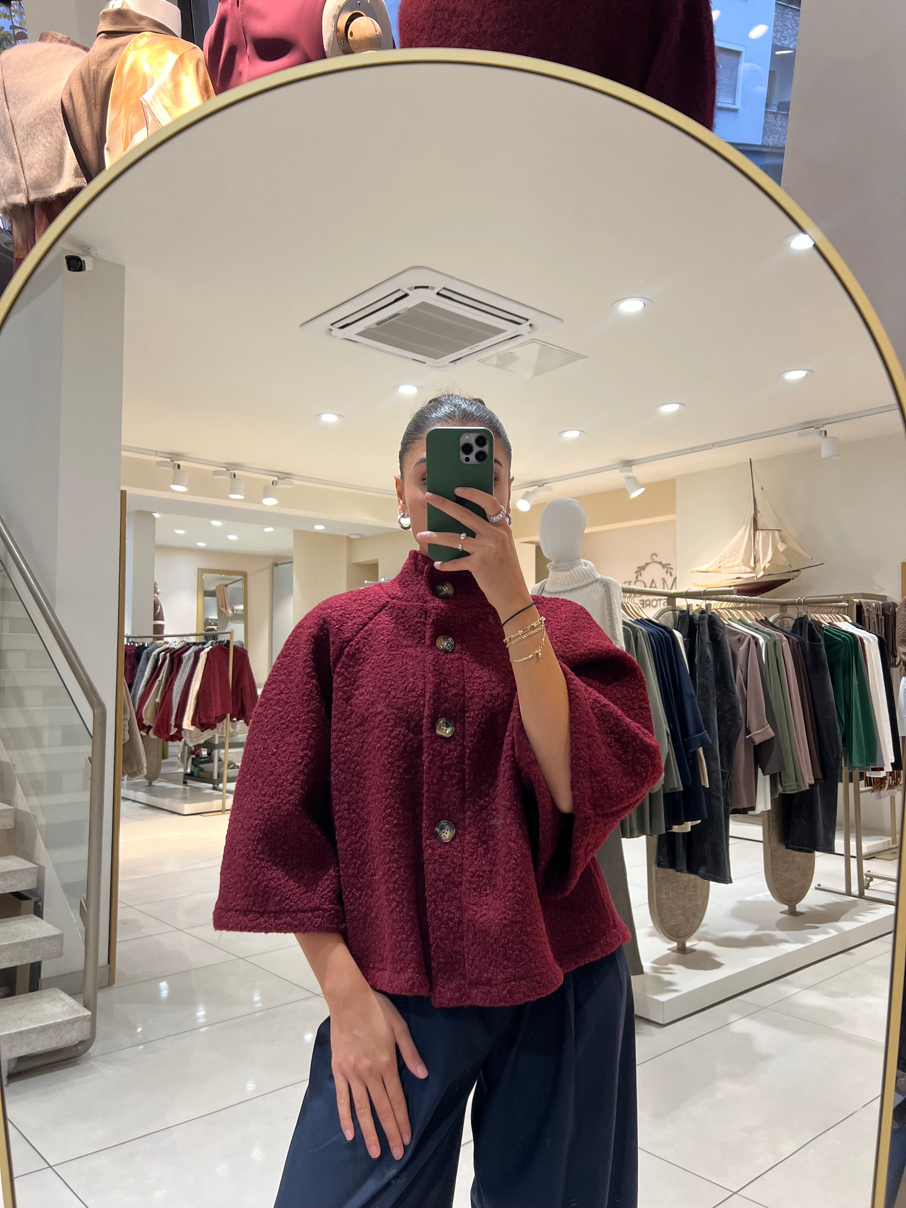 Bouclé Poncho