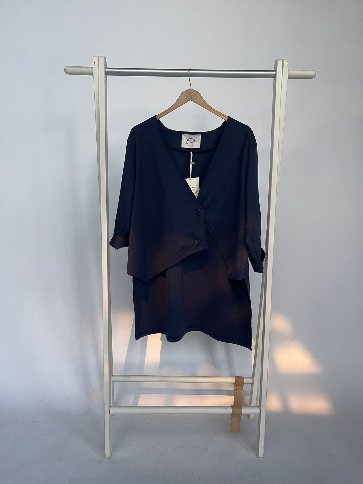 Asymmetrische Jacke Pel