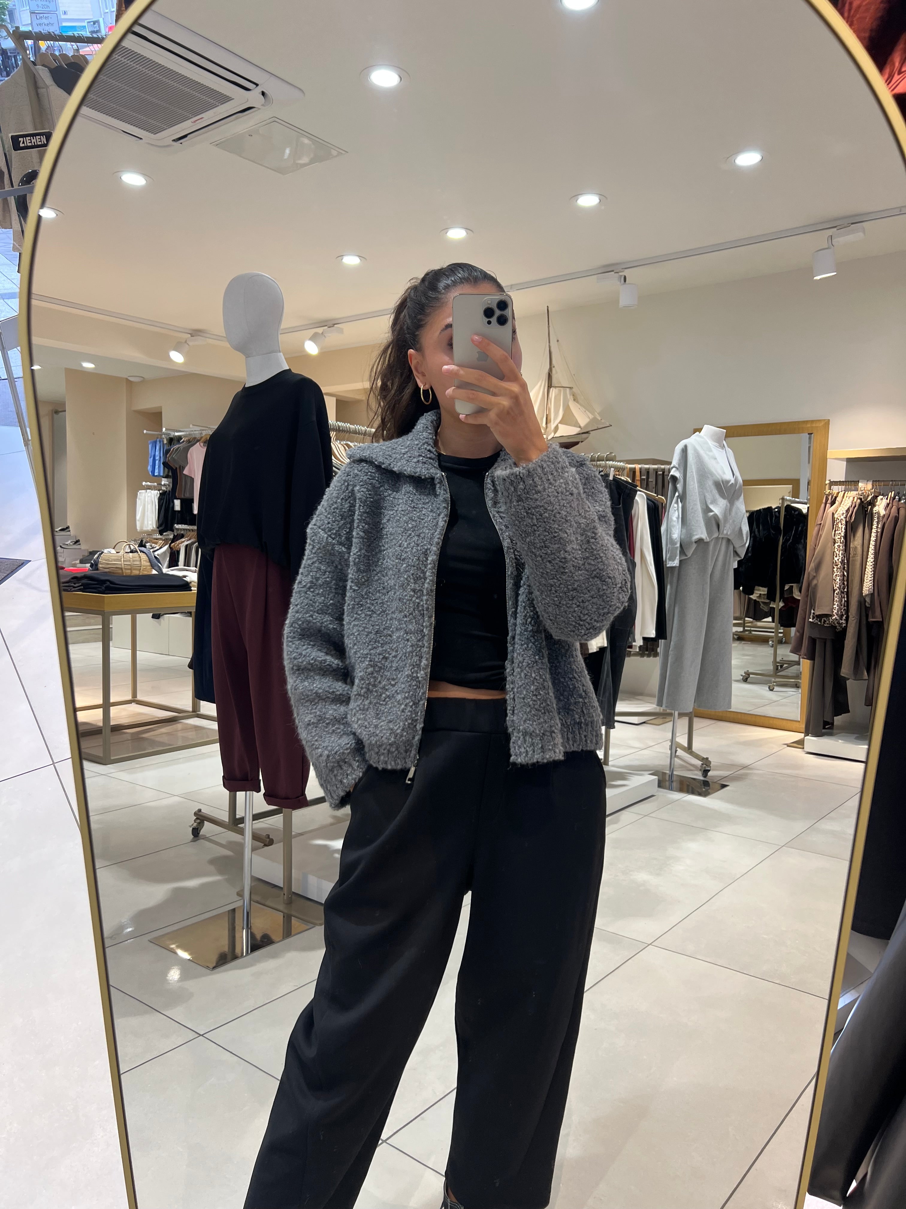 Cardigan mit Reißverschluss