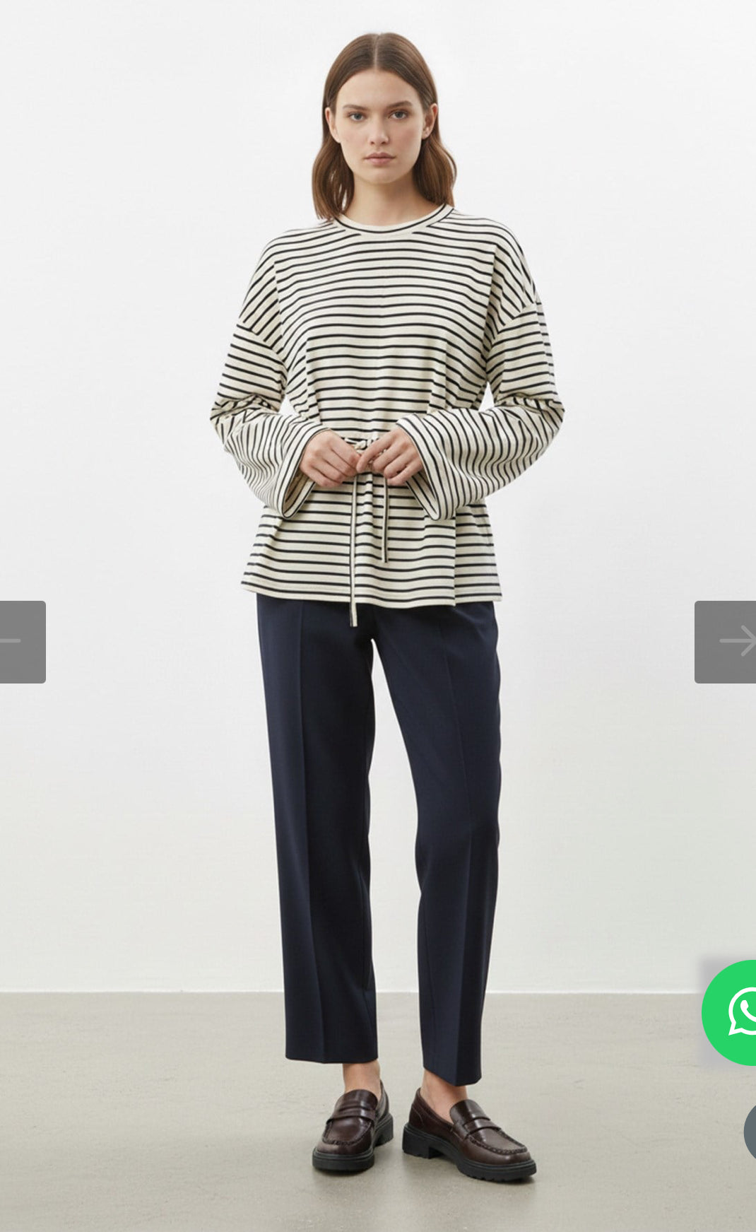 Longshirt Gestreift