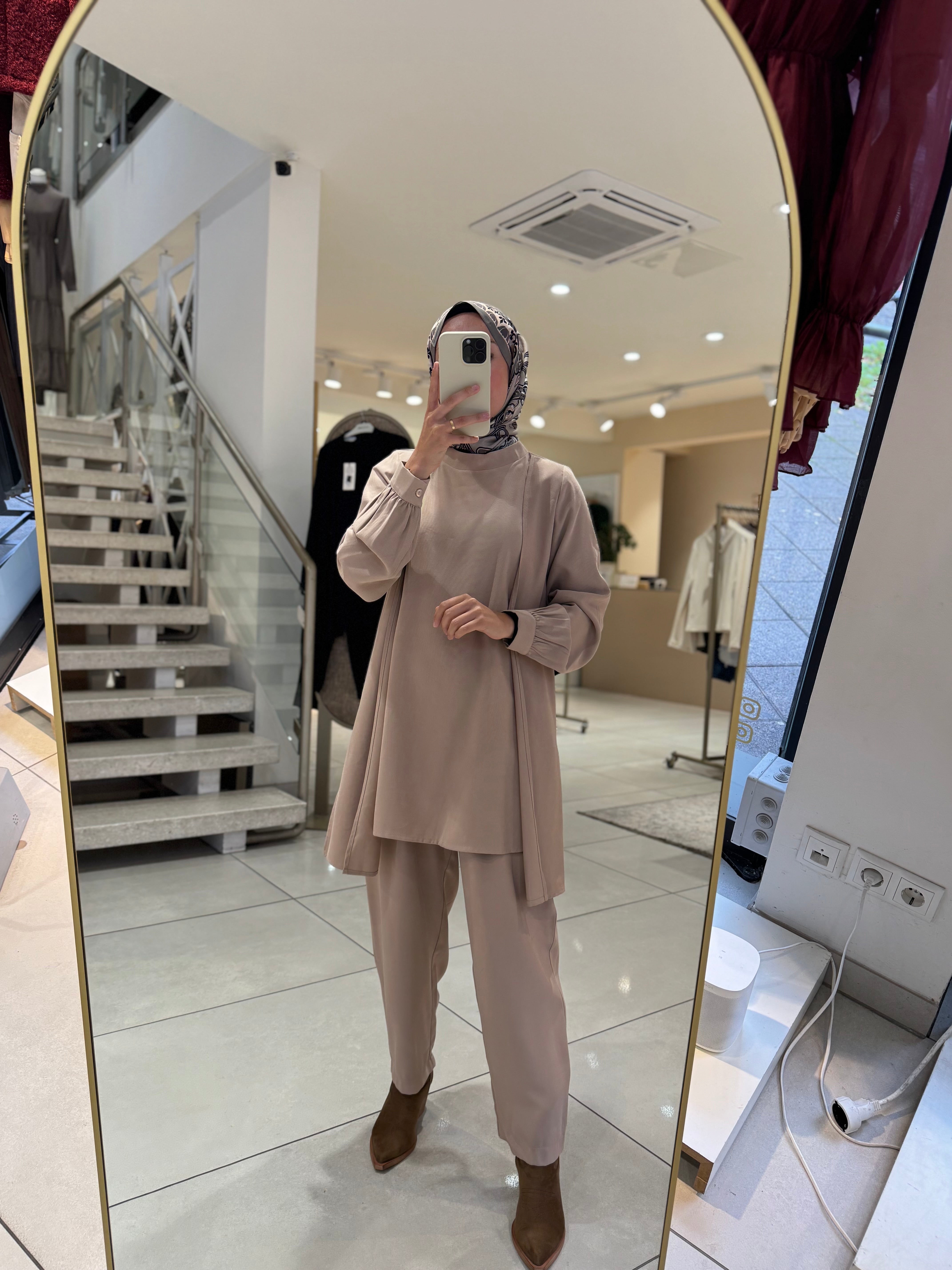 Set mit Hose aus Rayon