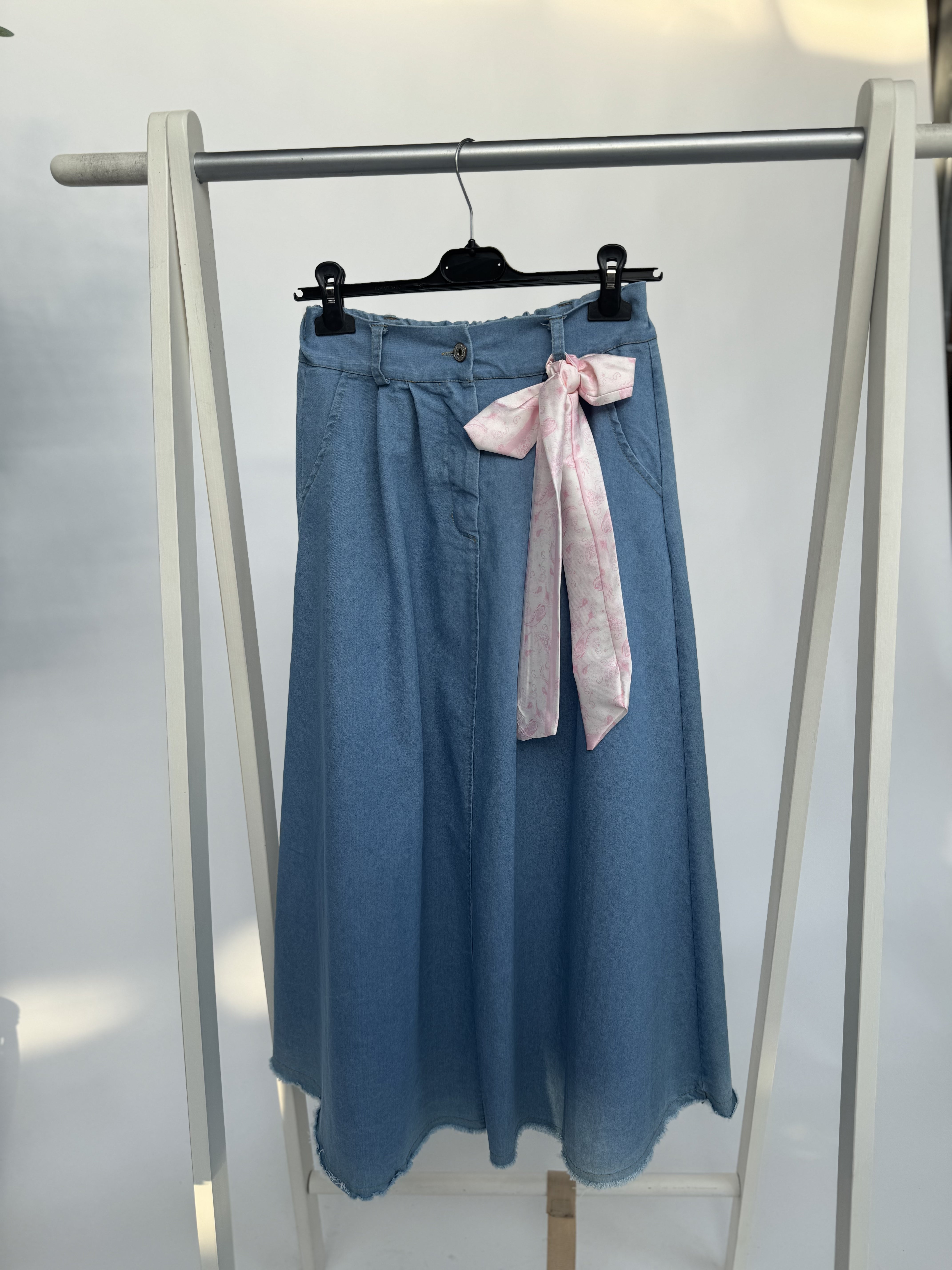 Rock aus Denim Tensel