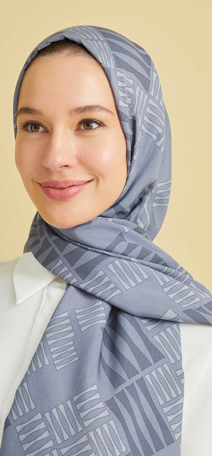 IMannoor hijab piano in gray