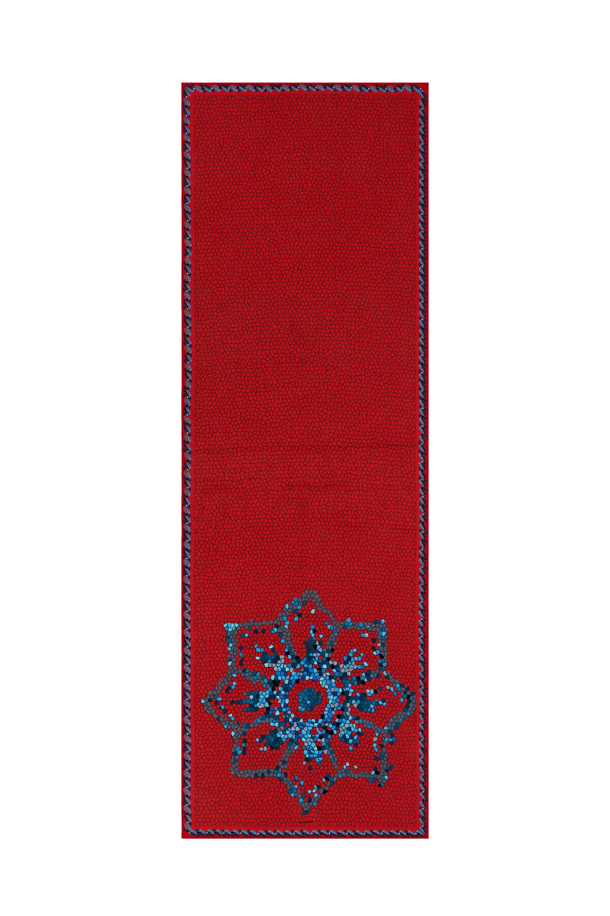 IMANNOOR Hijab Modell Seljuc Mosaic in der Farbe Rot