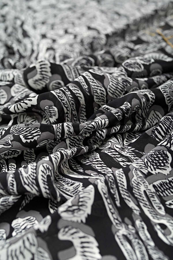 IMANNOOR Hijab Leopard Silk in der Farbe Grau