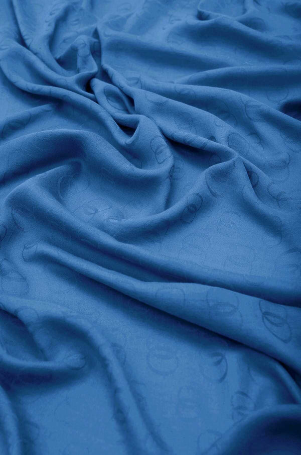 IMANNOOR Hijab Chain Pattern in Blau