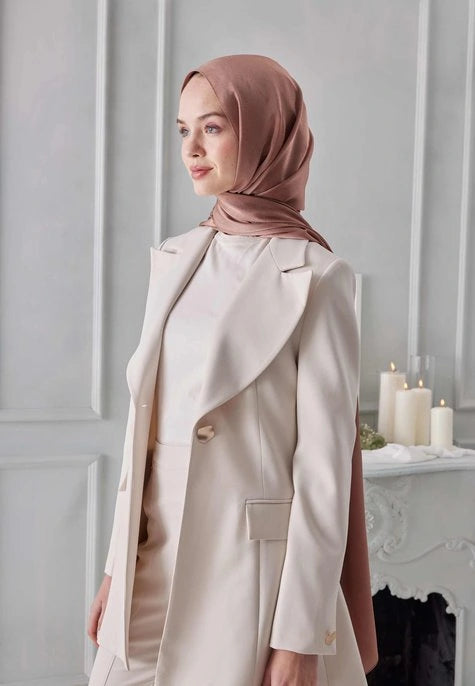 Fresh Scarfs Hijab Kopftuch Janjan in Dried Rose