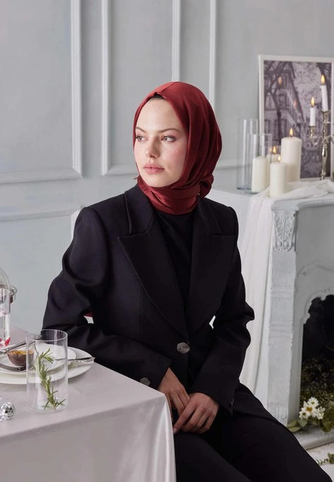 Fresh Scarfs Hijab Kopftuch Janjan in Rubin