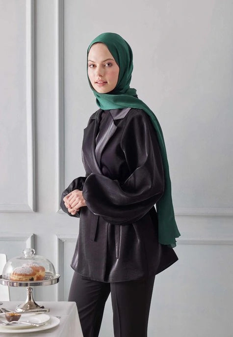 Fresh Scarfs Hijab Kopftuch Janjan in Smaragd Grün