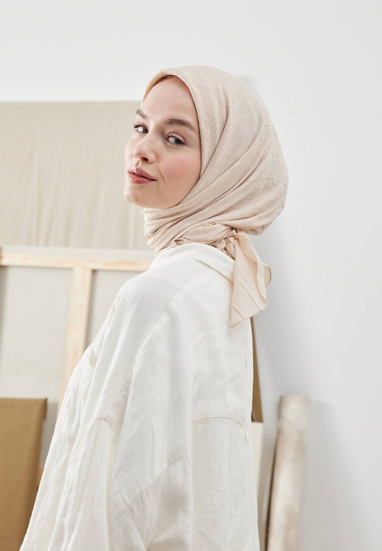 Bambus Esarp in Beige / Bej von Fresh Scarfs