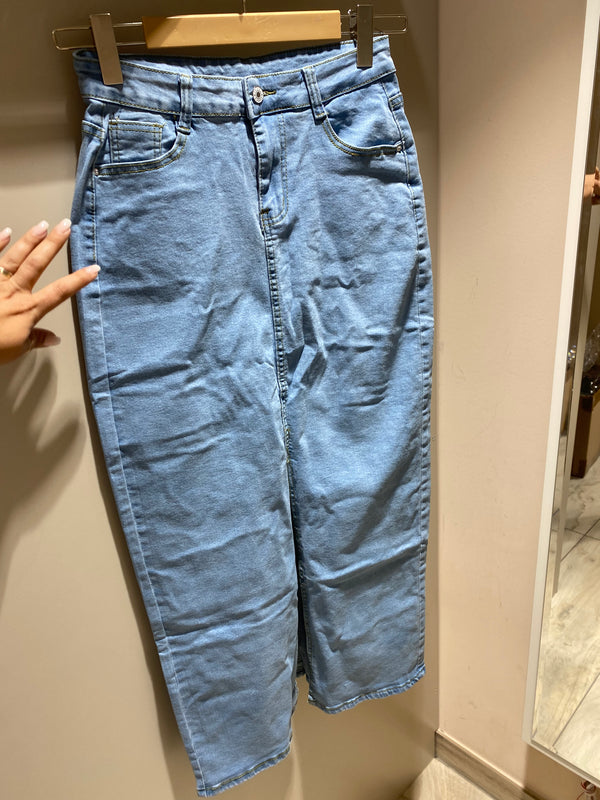 Jeans skirt long