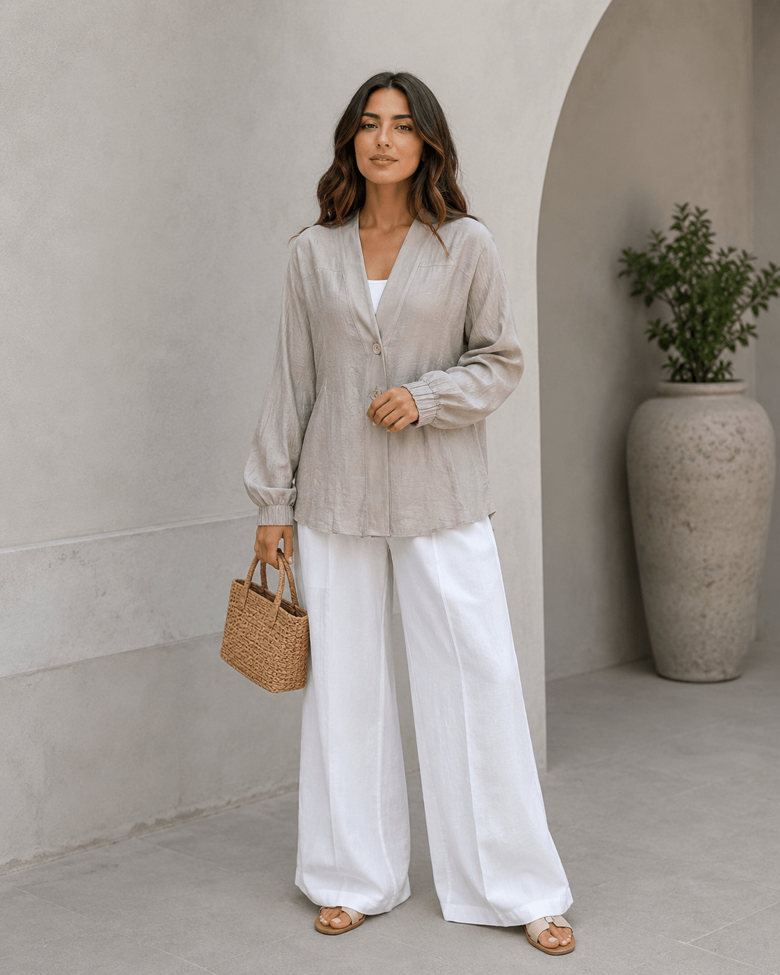 Jacke aus Tencel Almarwah - Image Stores